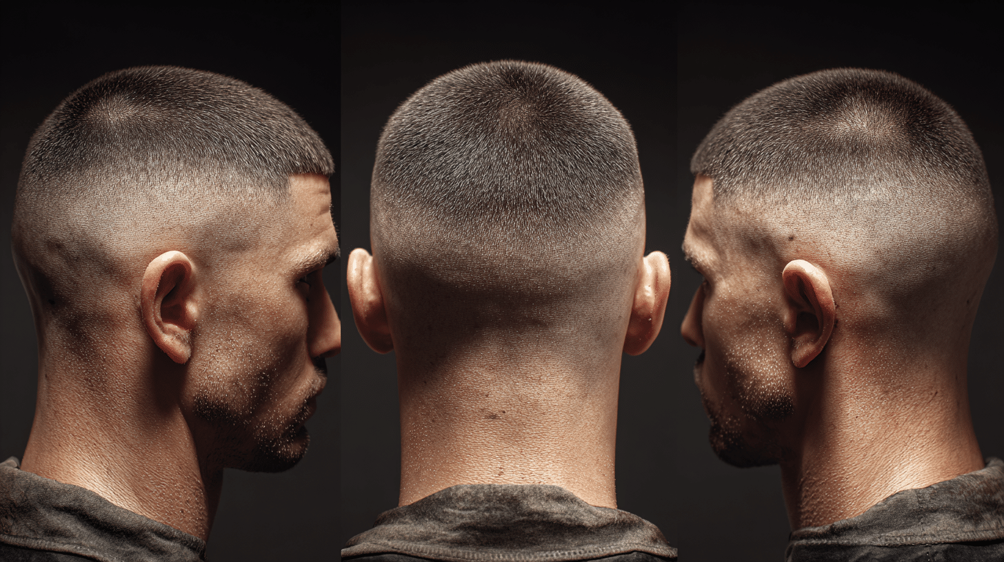 Buzz Cut Fade (Low, Mid, High)