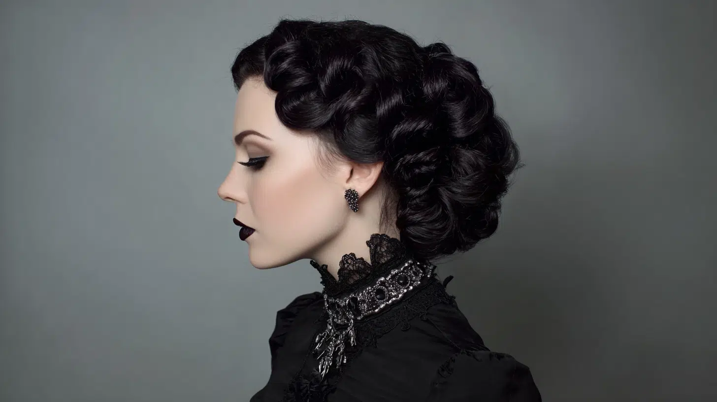Classic Updo Goth