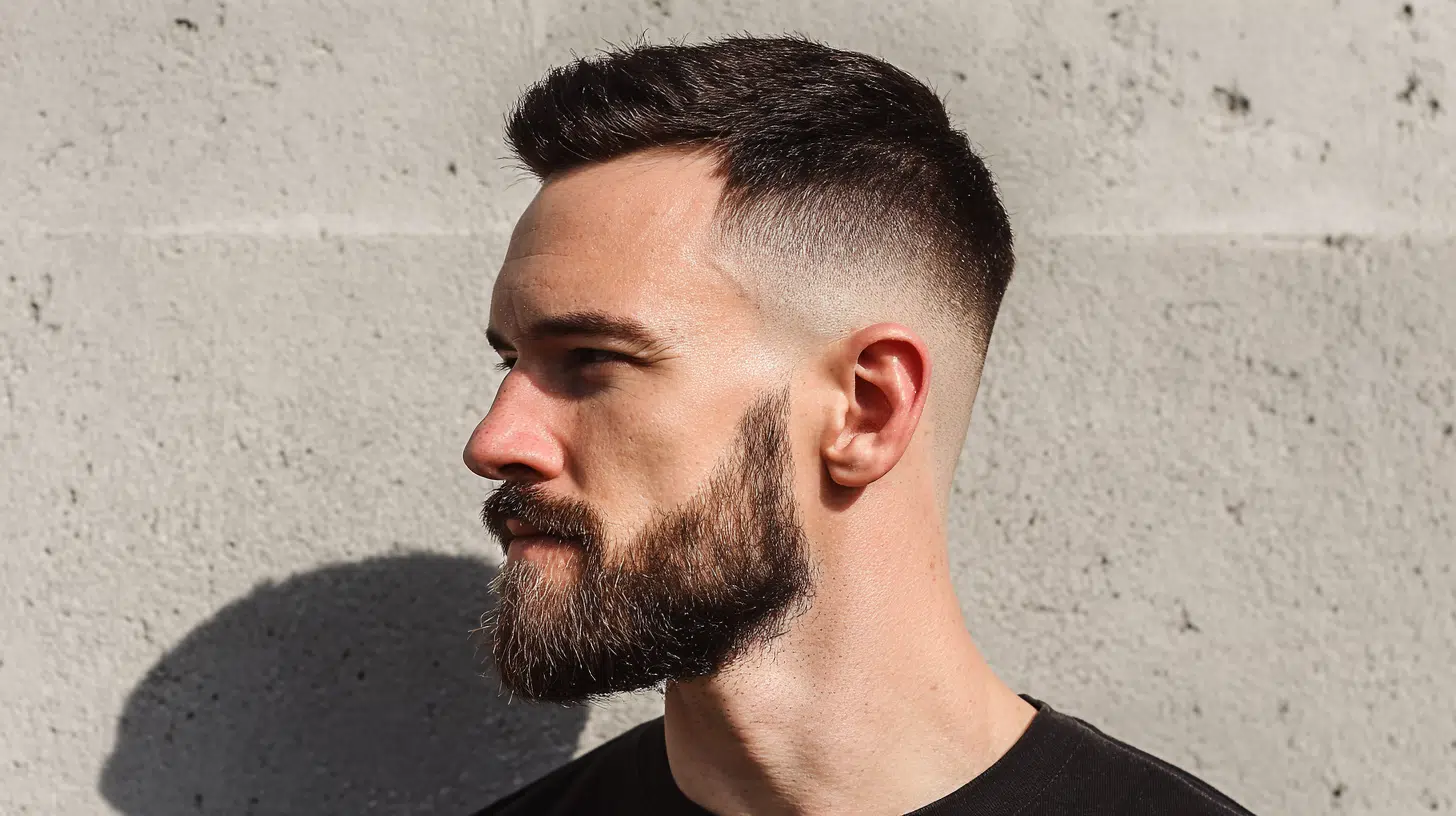 Classic Mid-Taper Fade with Short Top