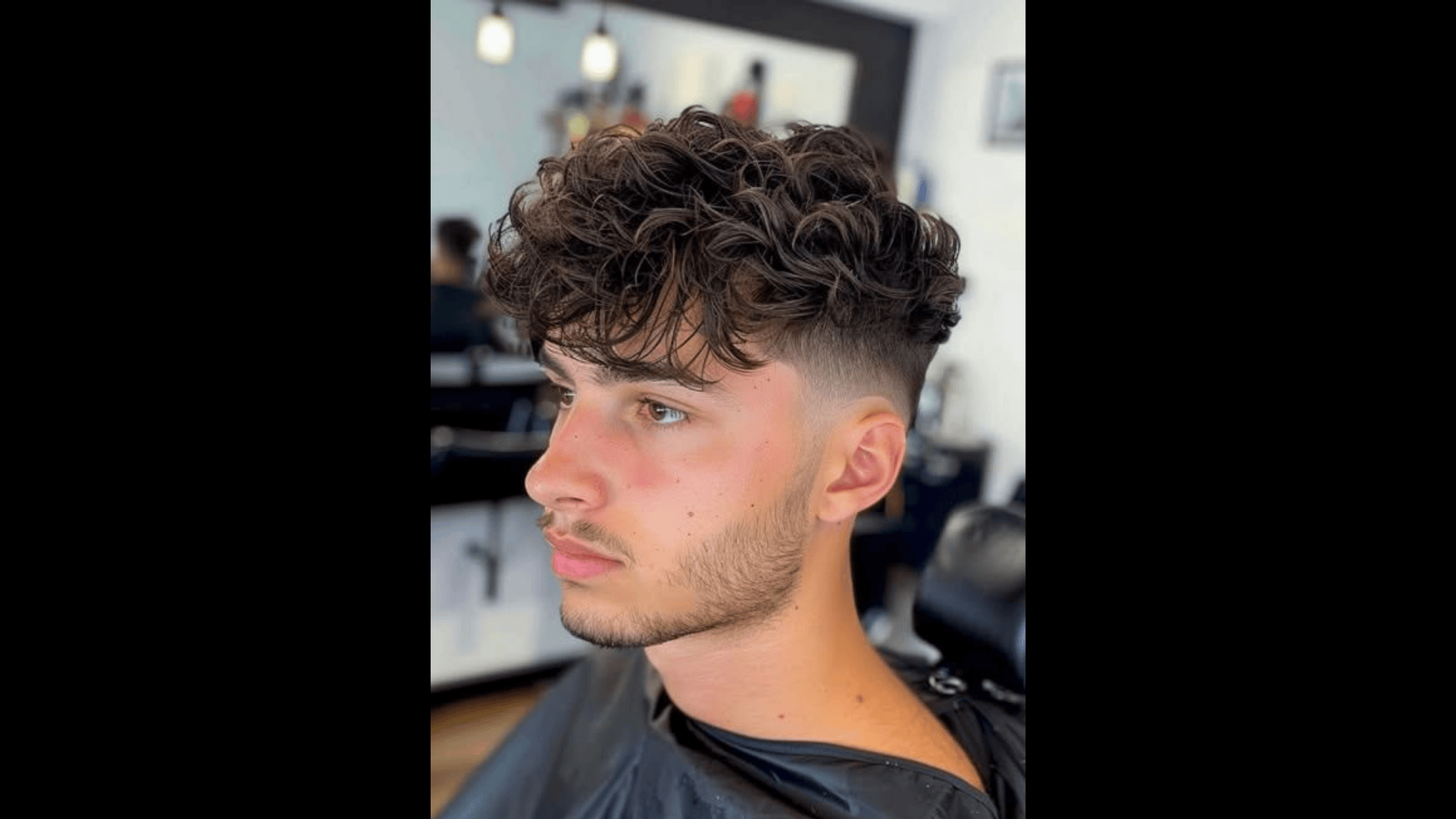 Curly Fringe with Natural Texture