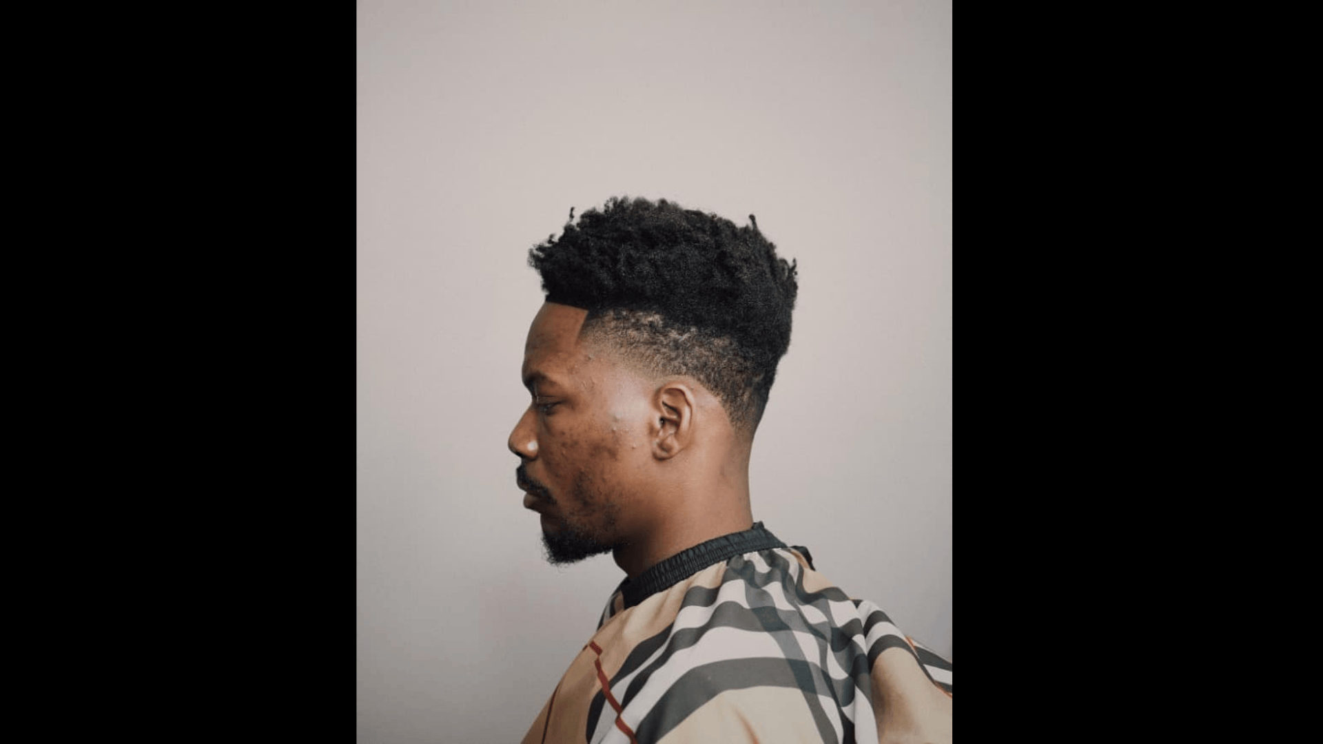 Fade with Textured Top Blowout