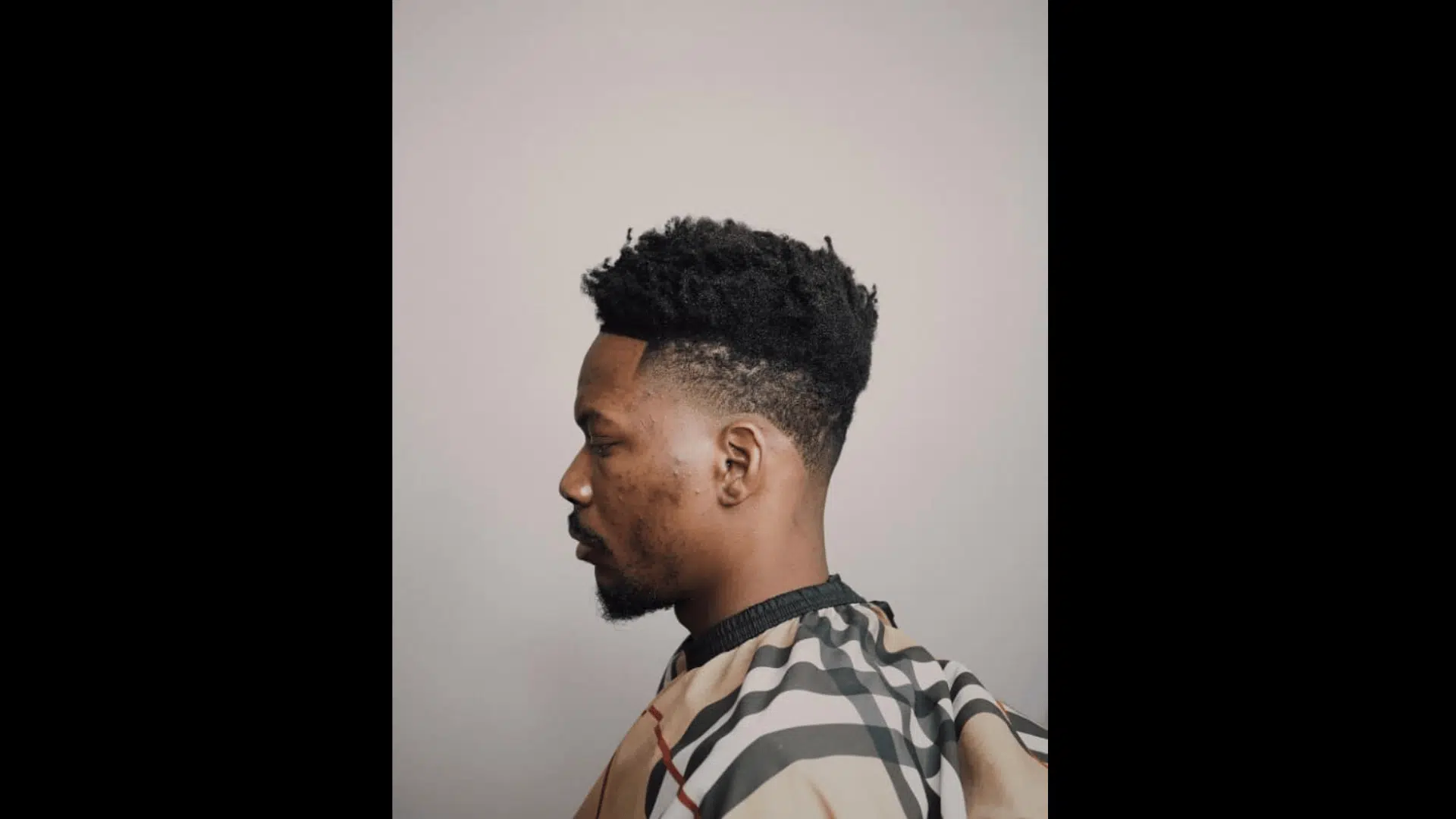 Fade with Textured Top Blowout