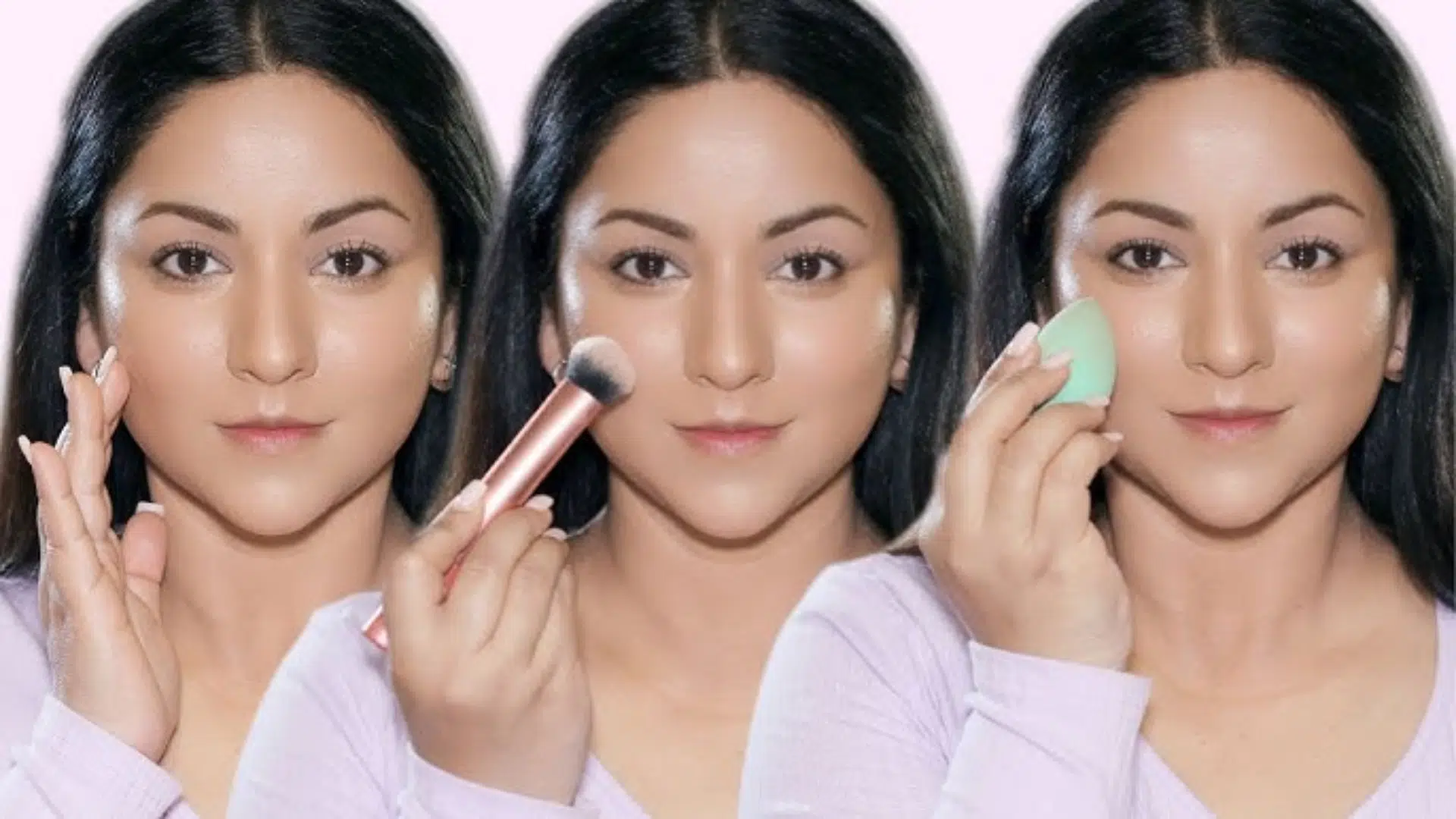 Foundation Application Methods Brush, Sponge, and Fingers