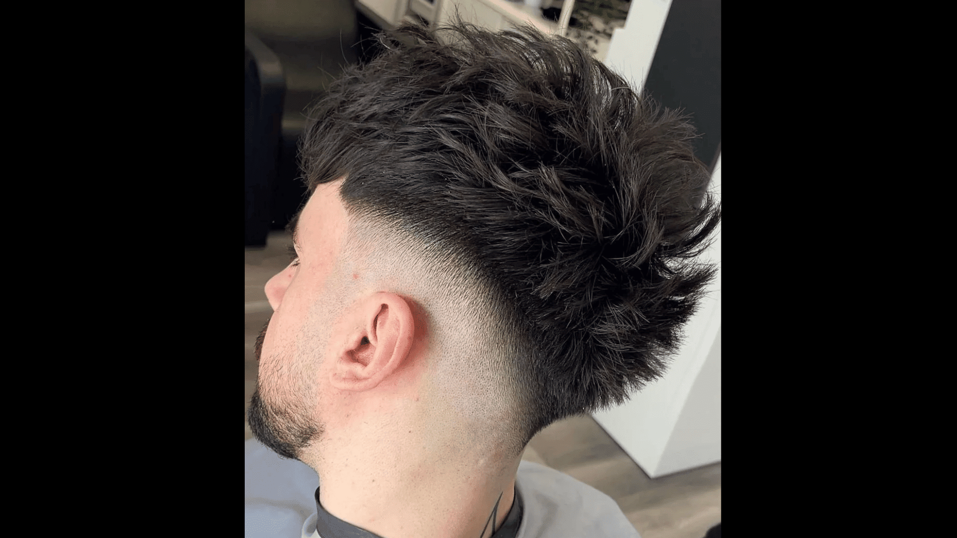 Layered Blowout with Skin Fade