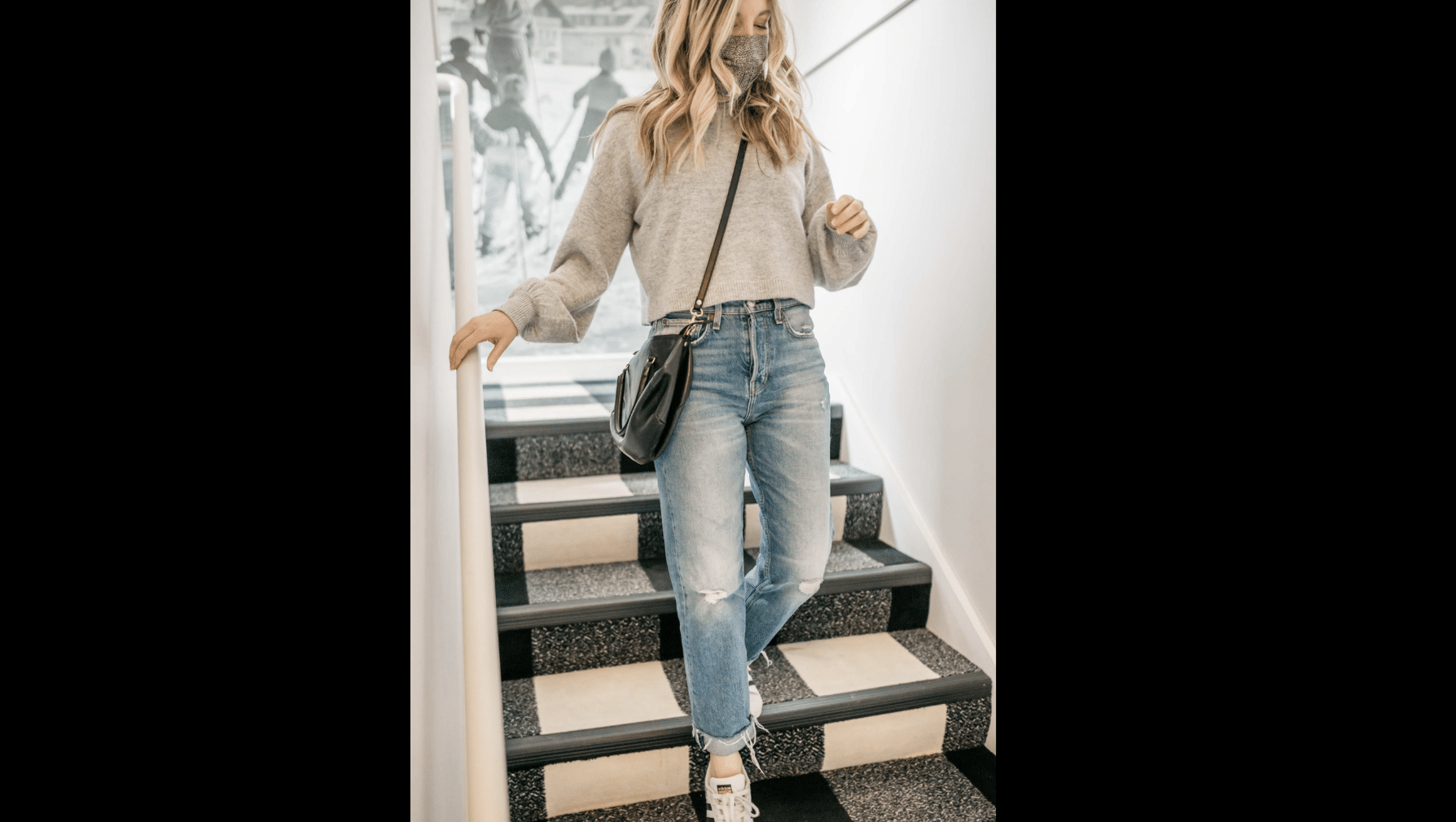 Light Sweater and Cropped Jeans