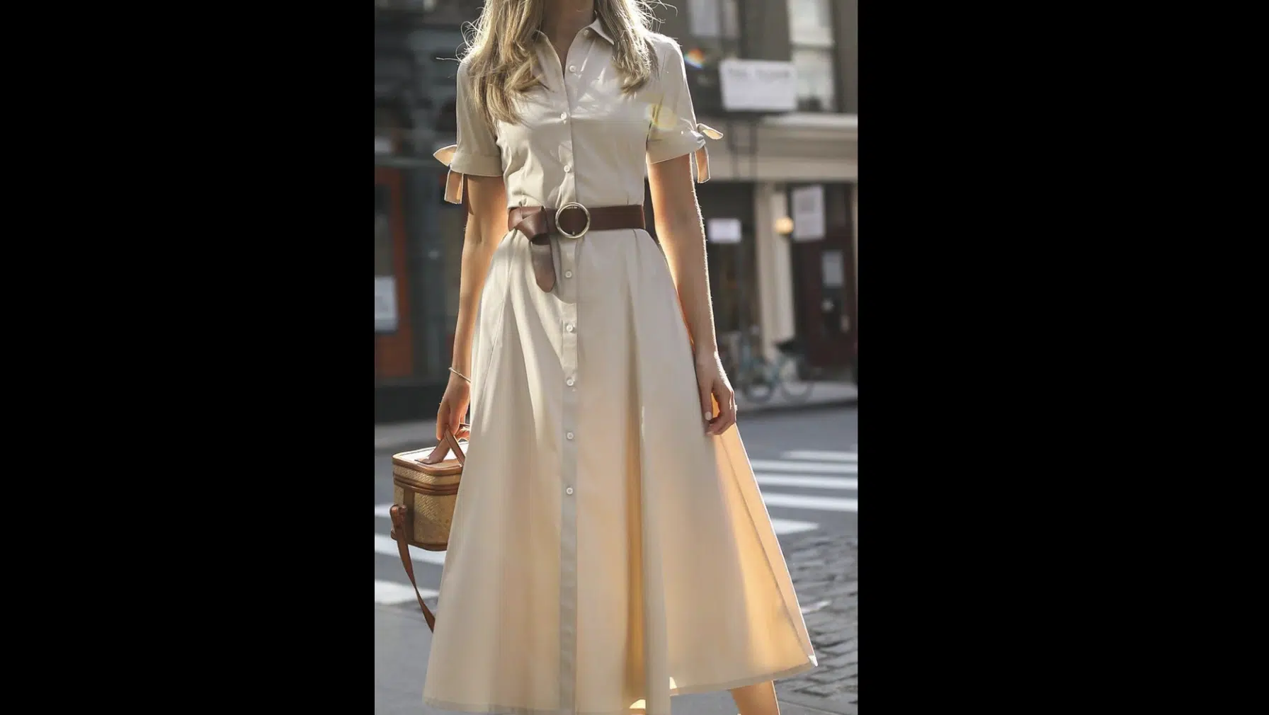 Maxi Shirt Dress with Belt