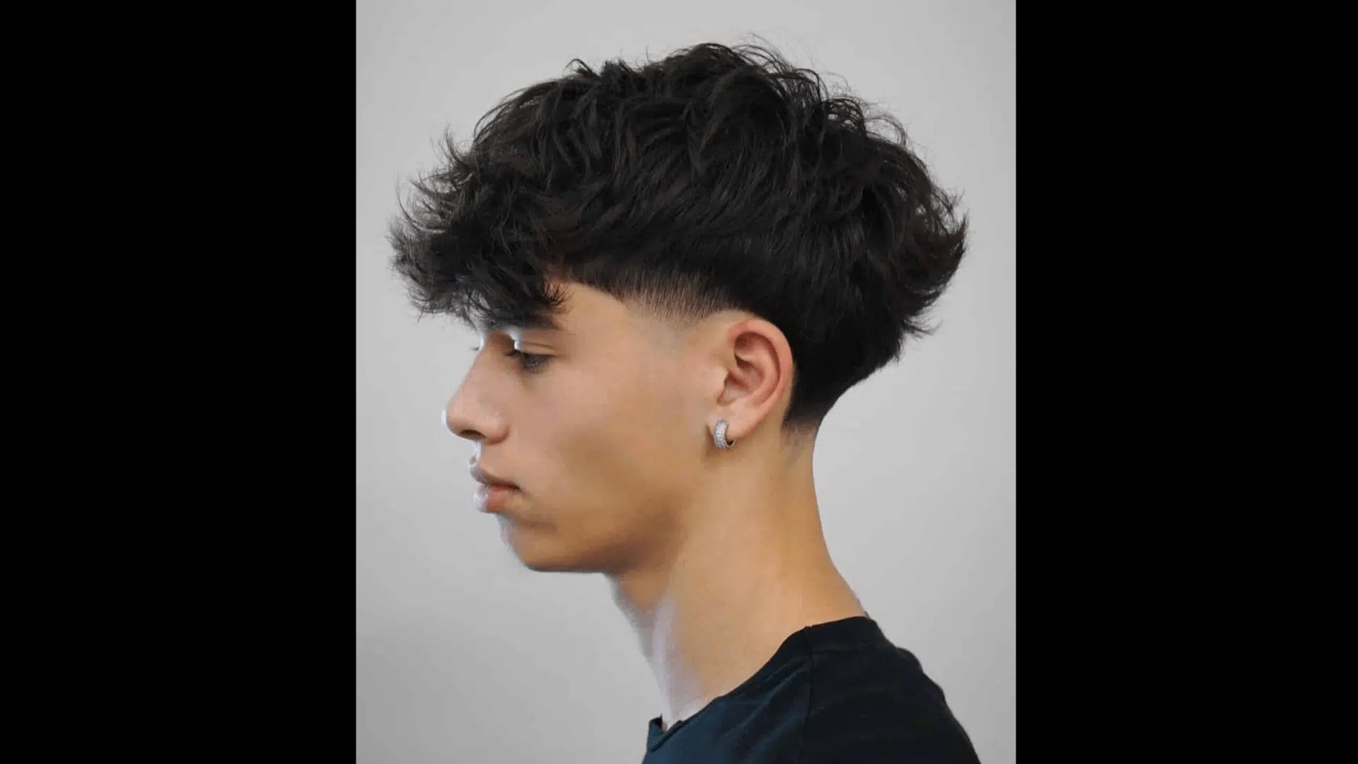 Messy Blowout Taper Fade