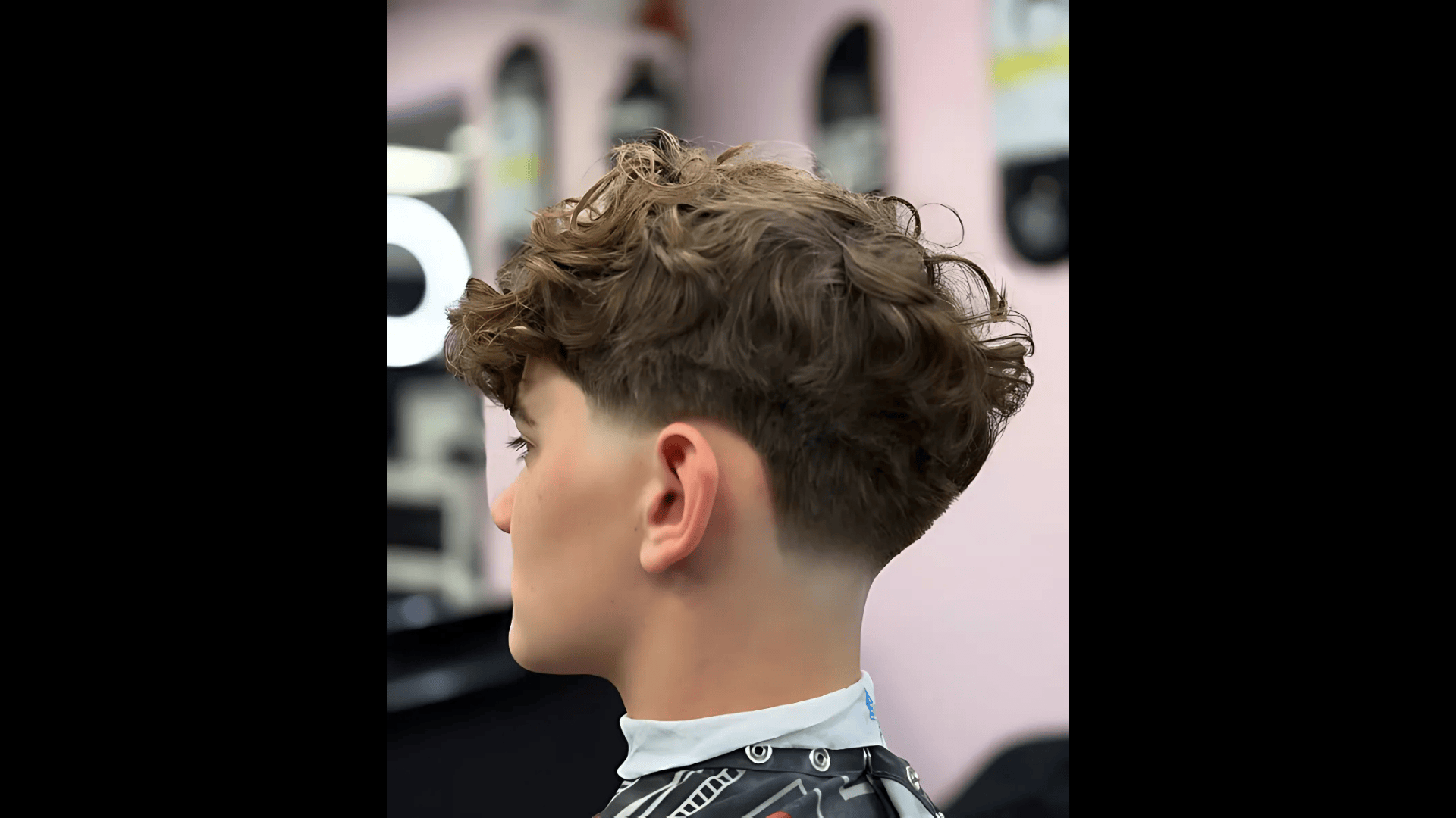 Messy Wave Blowout Fade