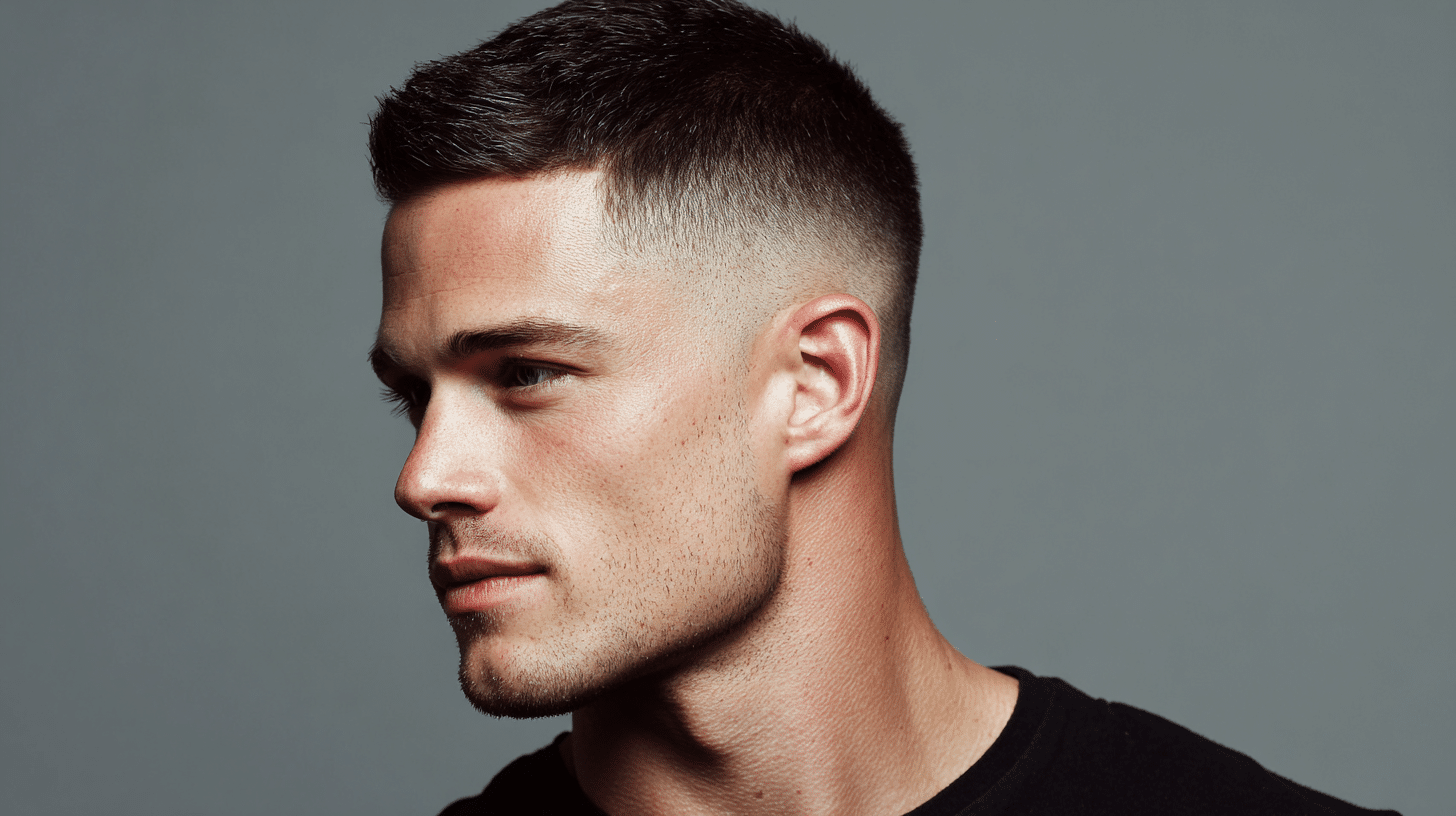 Mid-Taper Fade with Clean Shave