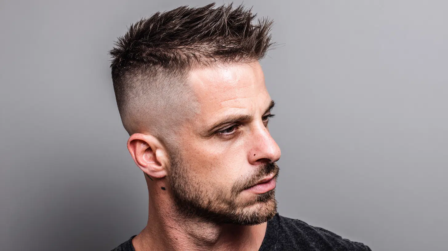 Mid-Taper Fade with Faux Hawk
