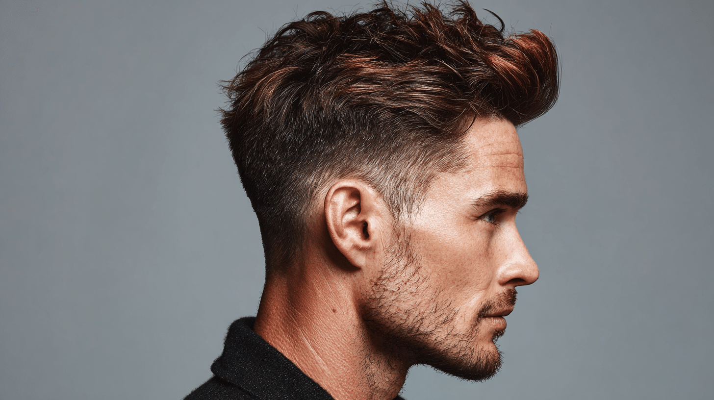 Mid-Taper Fade with Long Top