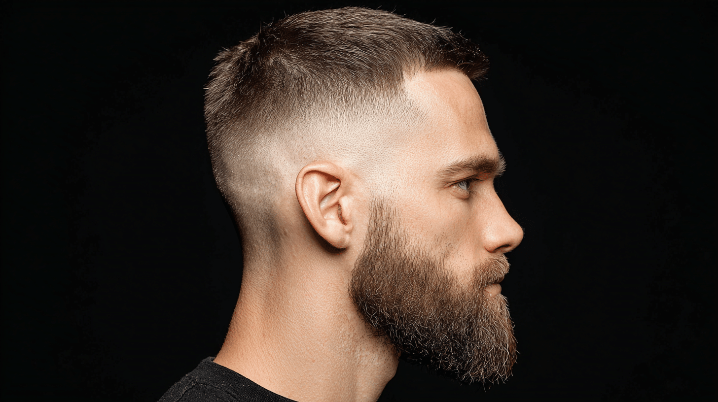 Mid-Taper Fade with Razor Sharp Edges