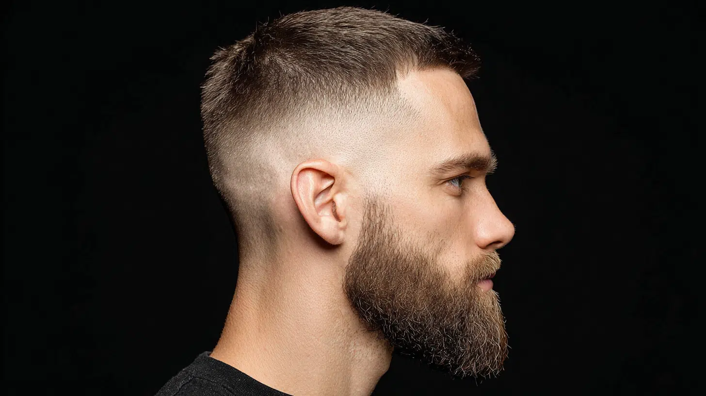 Mid-Taper Fade with Razor Sharp Edges
