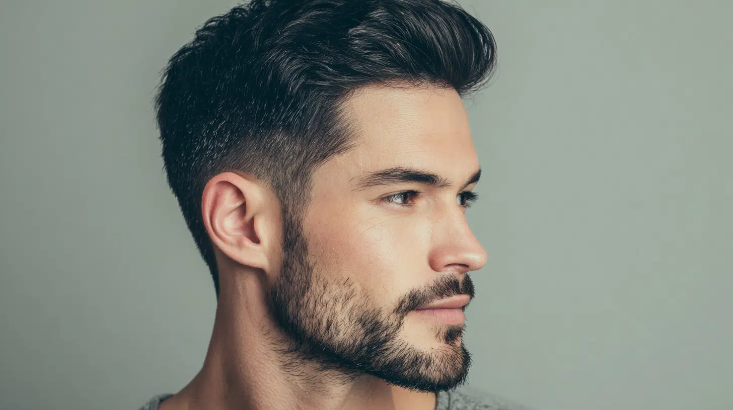 Mid-Taper Fade with Sideburn Fade