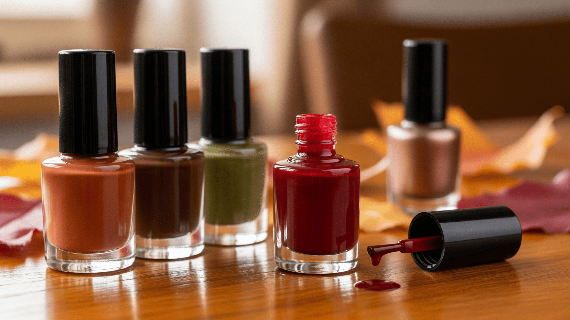 Nail Colors for the Deep Autumn Color Palette
