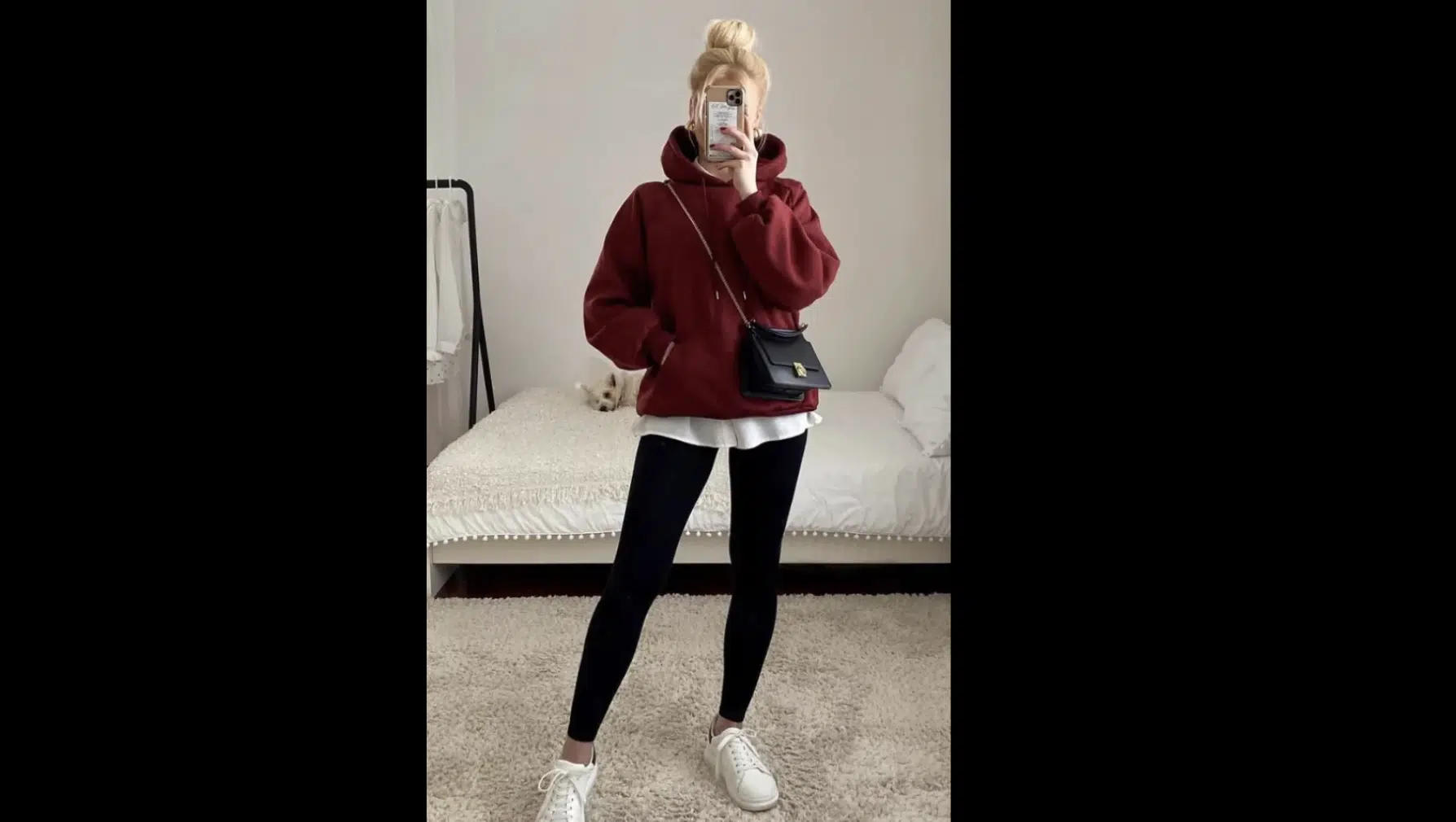 Oversized Hoodie and Leggings brewery outfit