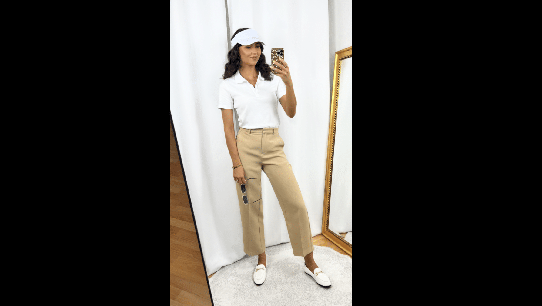 Polo Shirt with Lightweight Trousers