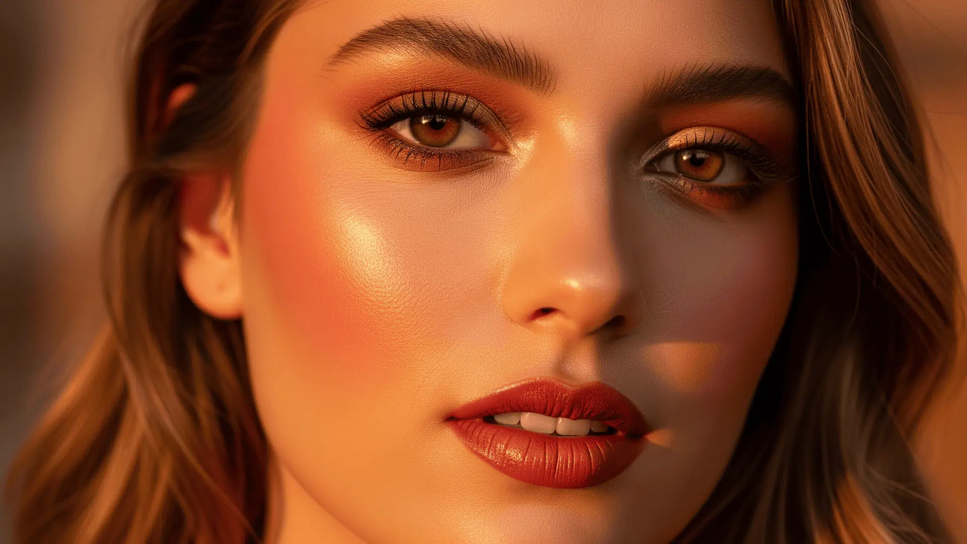 Terracotta Sunset Look