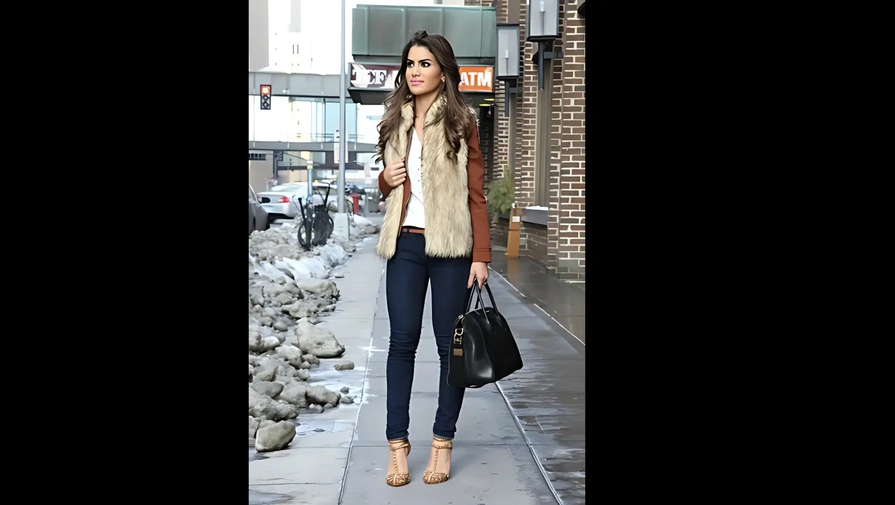 Thermal Henley with Quilted Vest