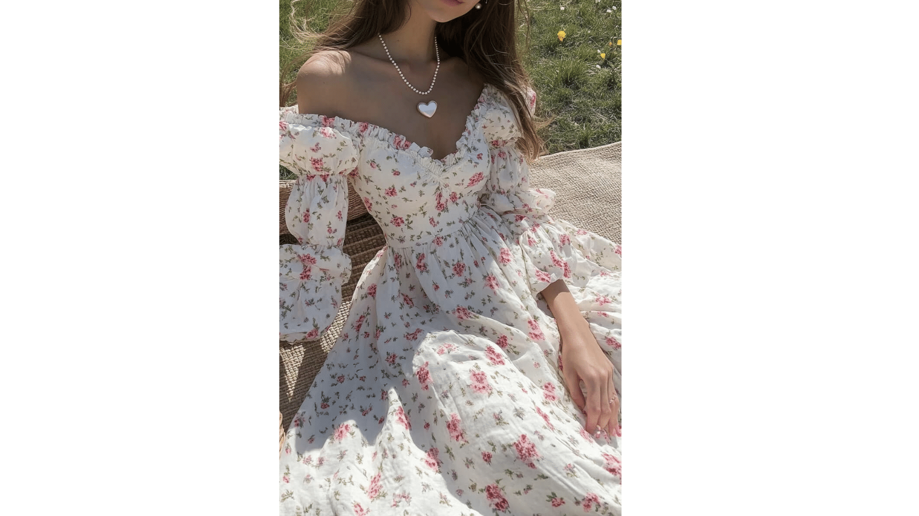 coquette outfit Ruffle Midi Dress