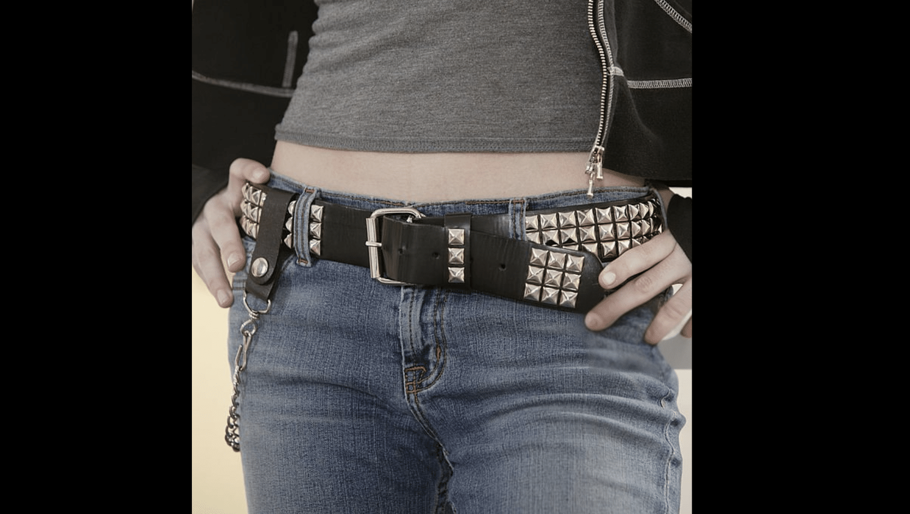 mall goth fashion Studded Belts