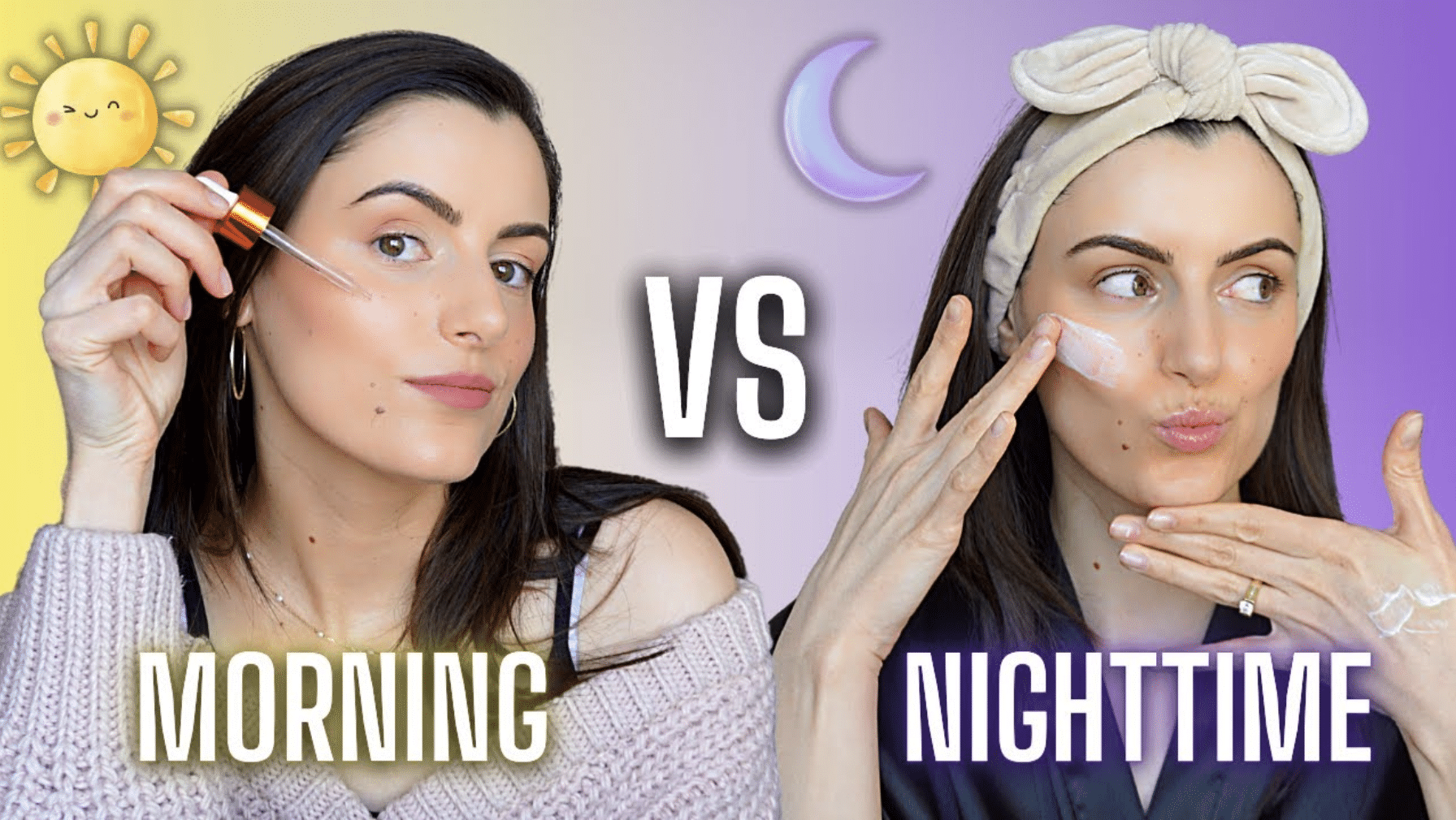 morning vs night skincare