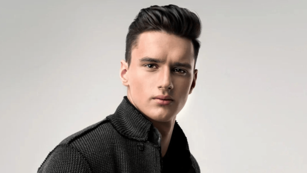 short haircuts for oval faces male