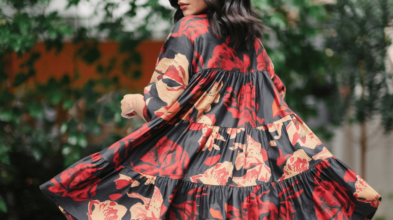 14. Tiered Skirt Dress