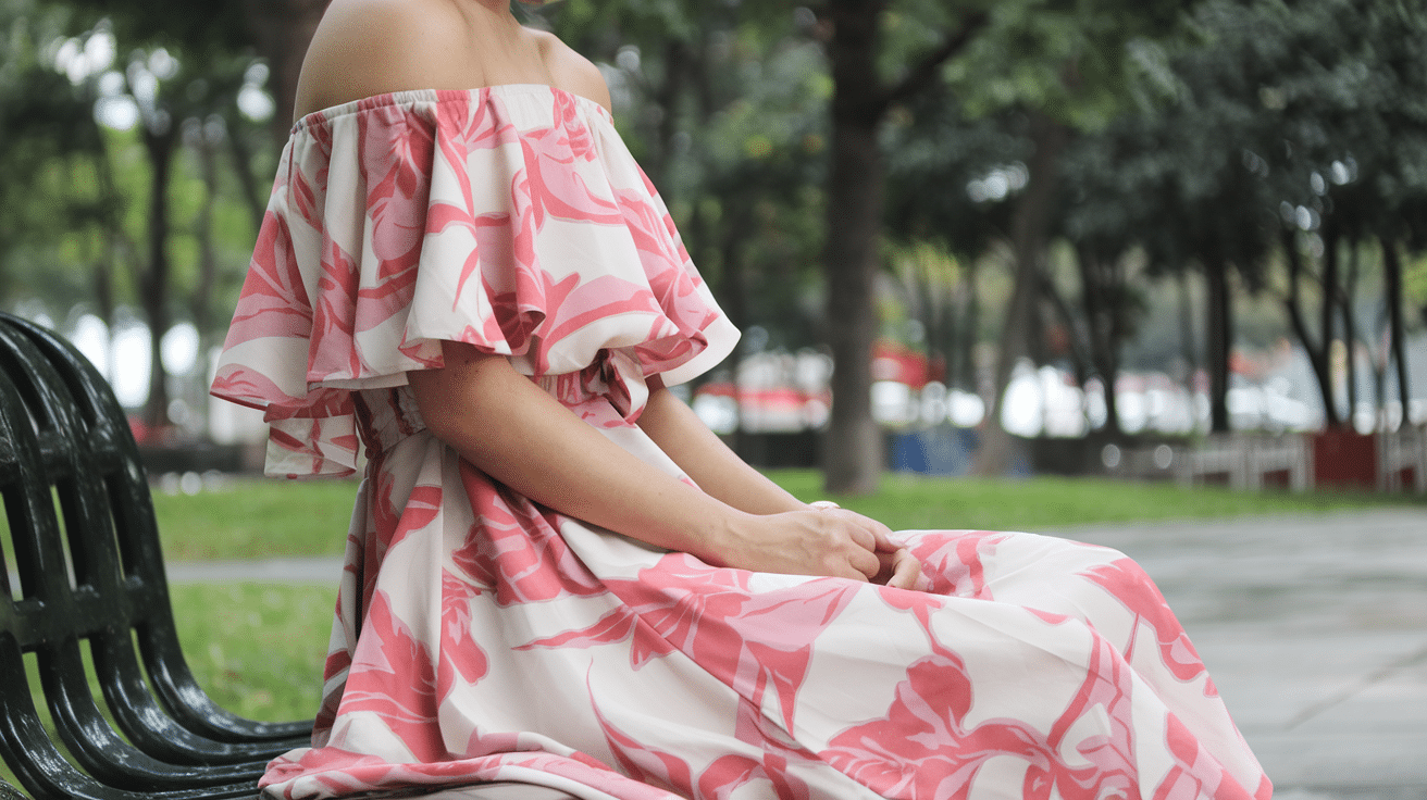 3. Off the Shoulder Dress