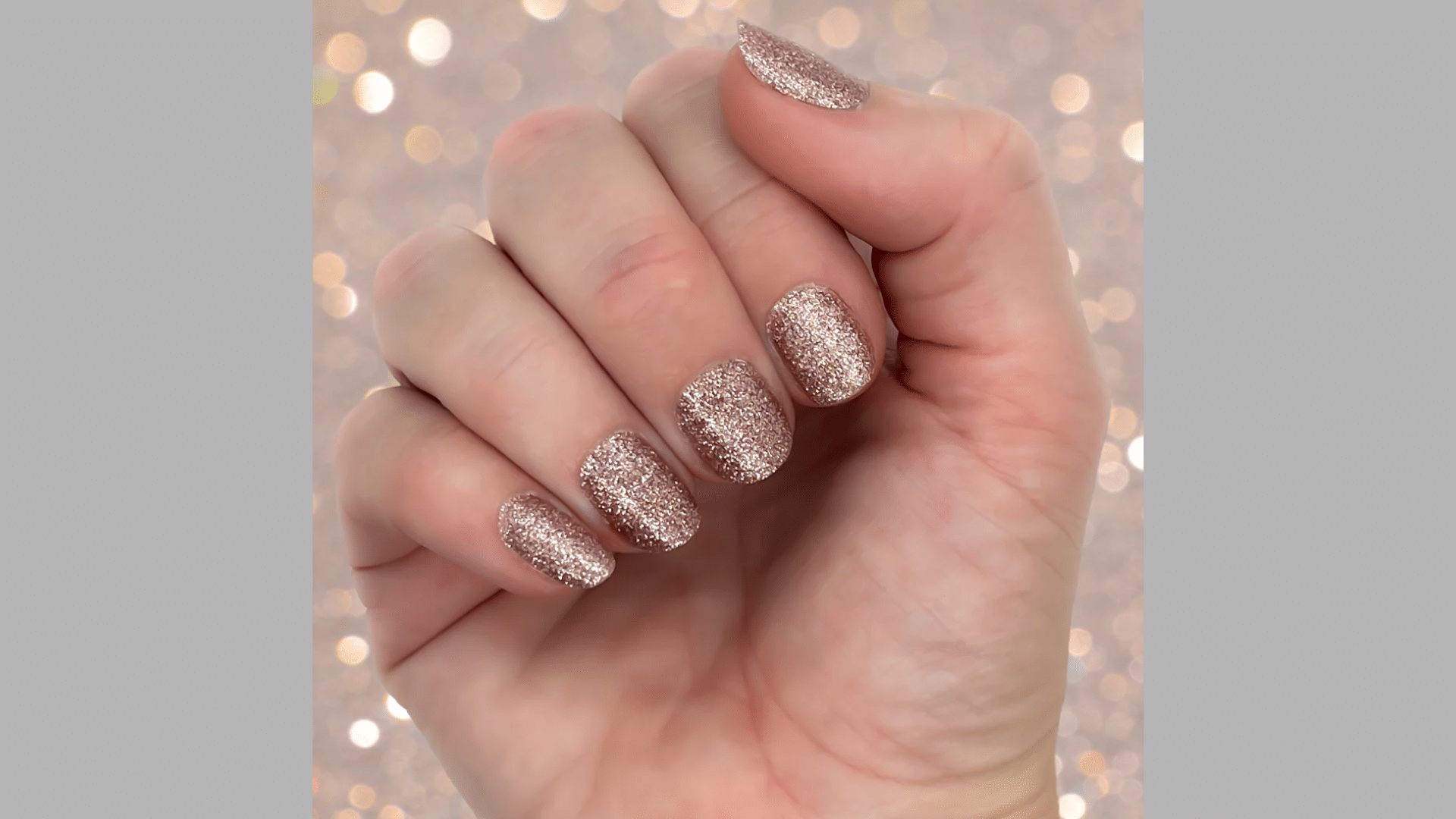38. Shimmery Champagne Solid