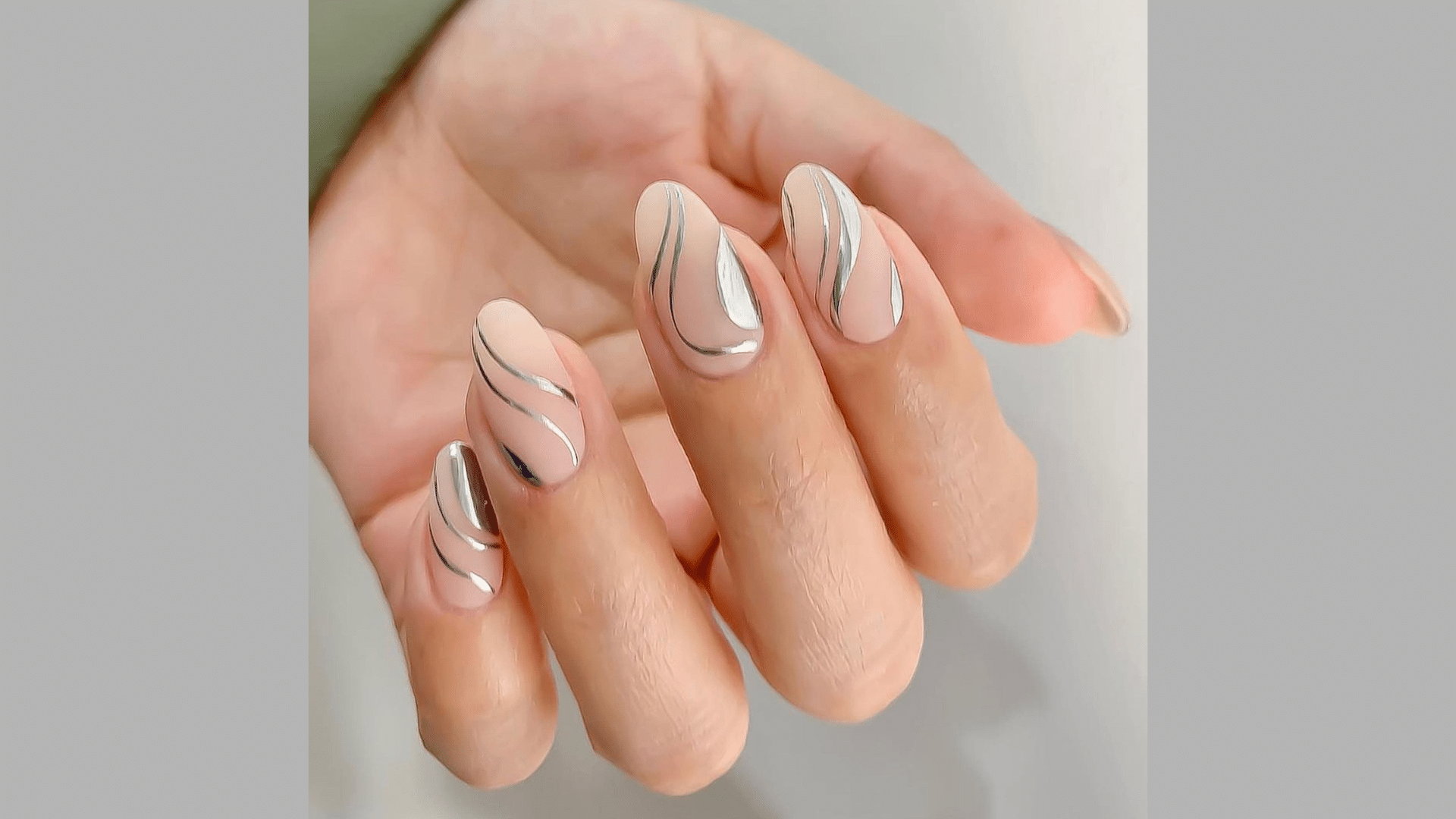 47. Ivory with Silver Foil Accents