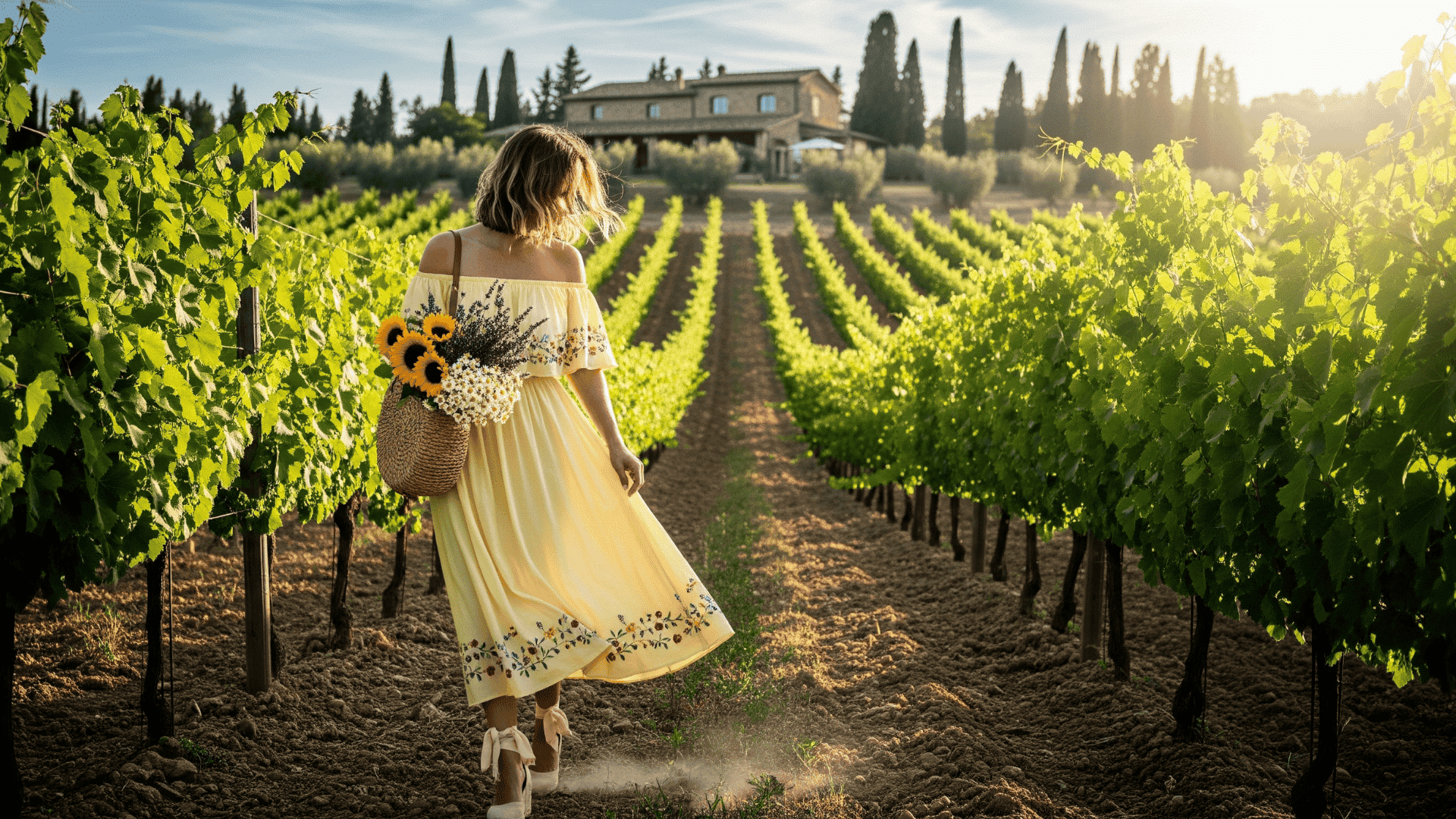 Off Shoulder Sundress with Espadrilles