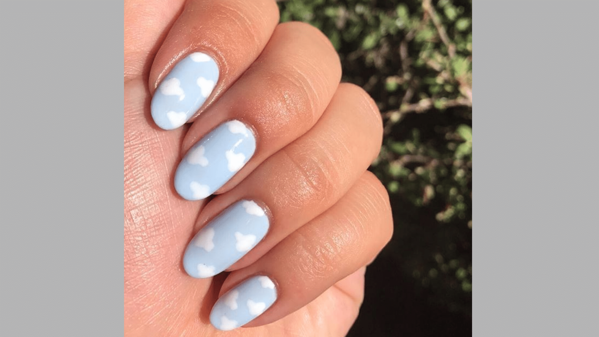 Pale Blue with White Clouds