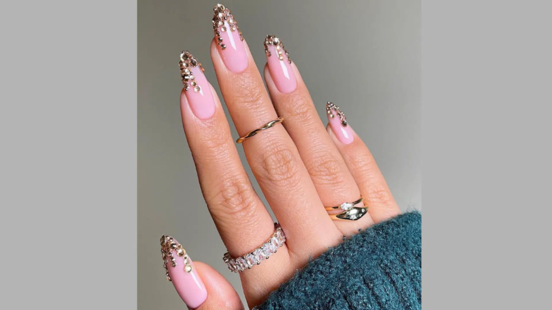Pink Base with Rose Gold Glitter