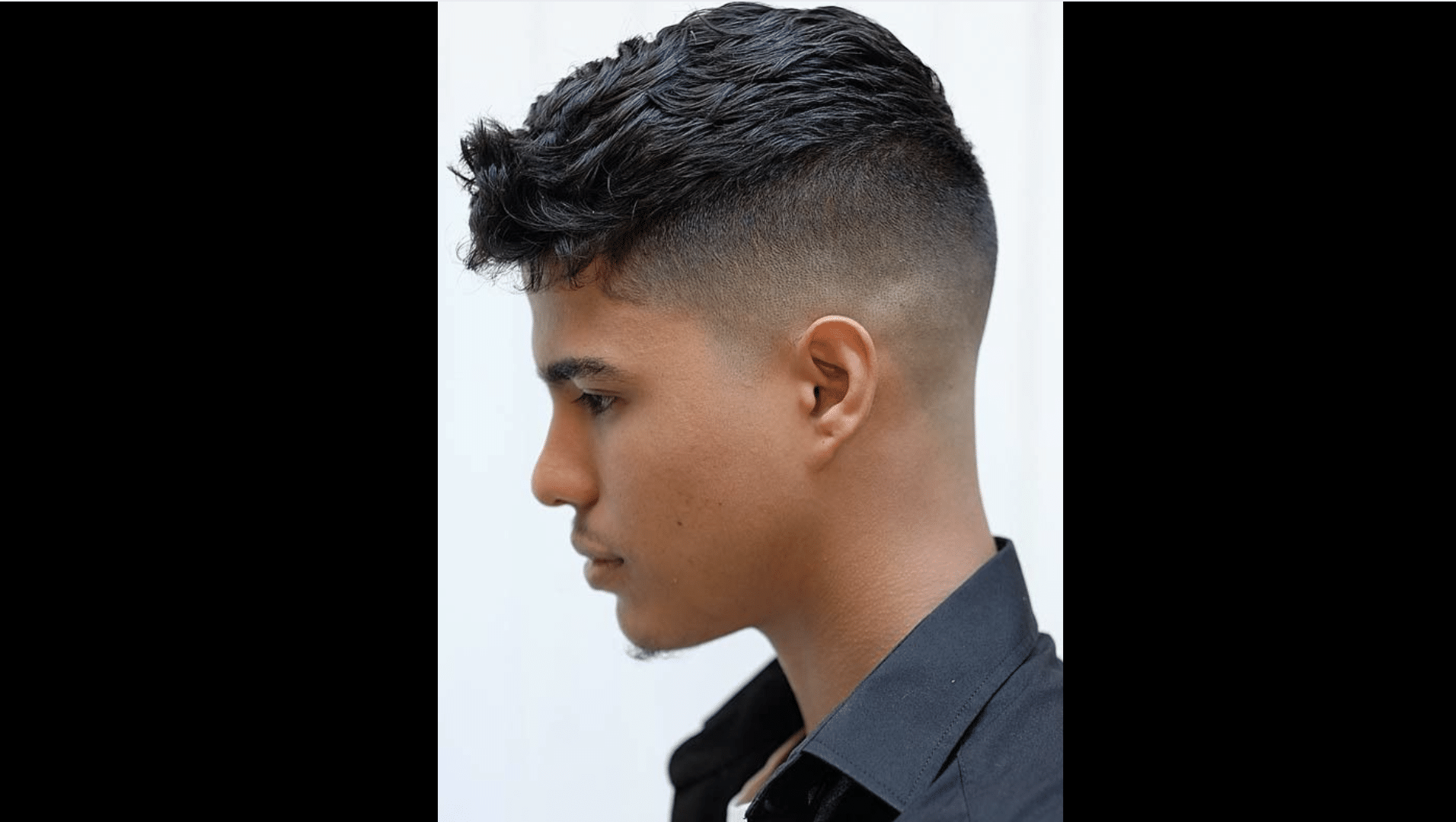 haircuts for thick hair Disconnected Tapered Cut