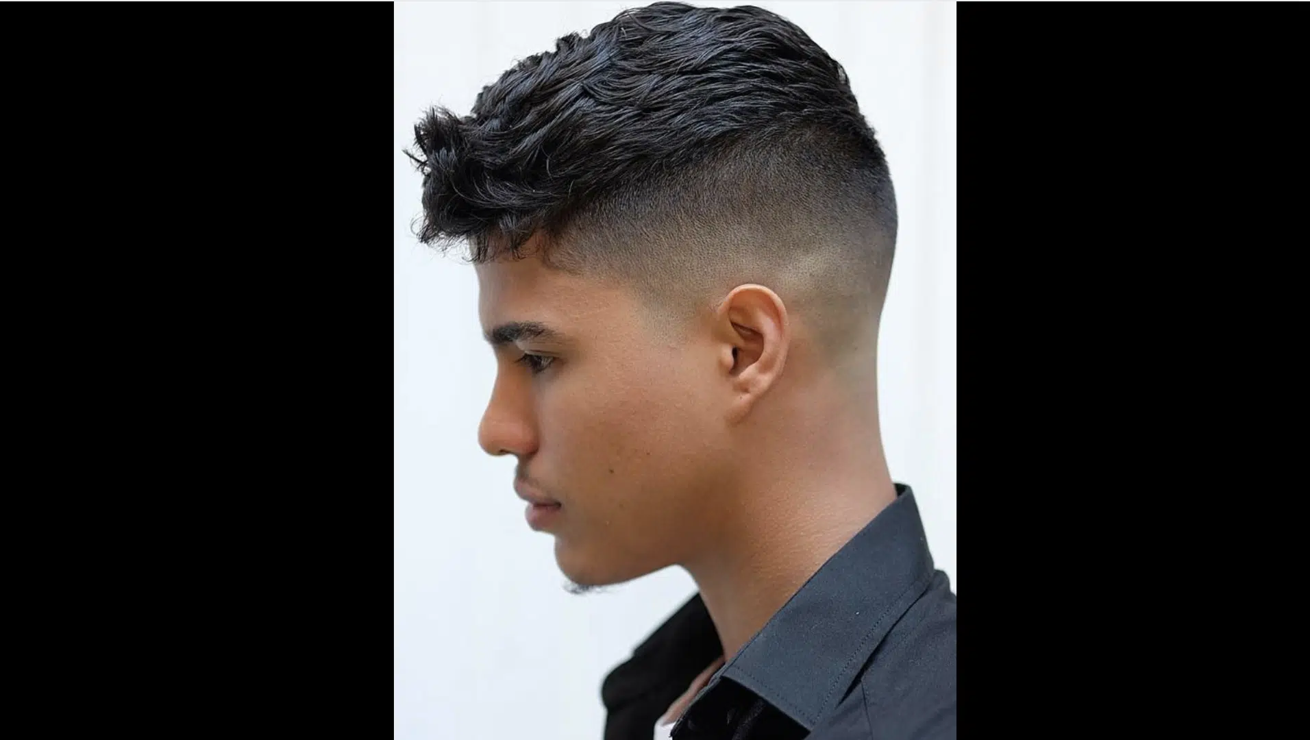 haircuts for thick hair Disconnected Tapered Cut