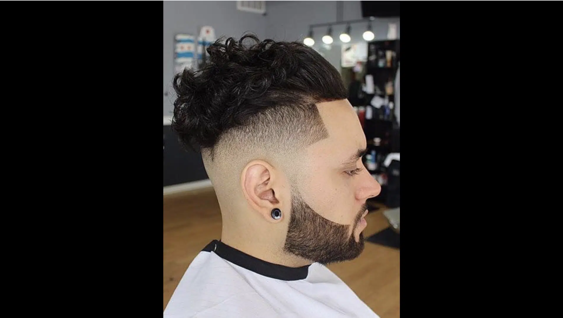 haircuts for thick hair men Long Slicked Back with Beard