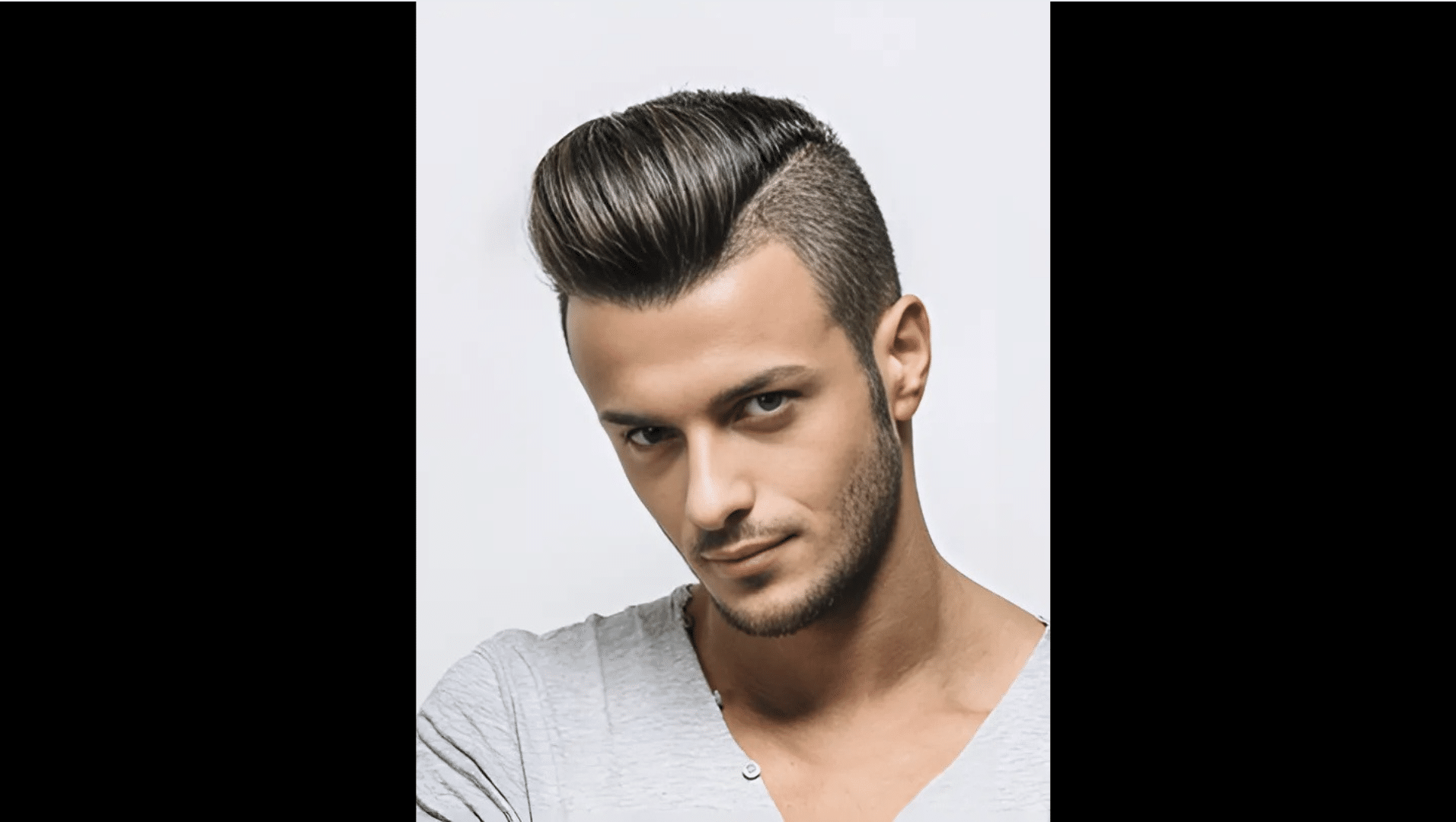 haircuts for thick hair men Pompadour