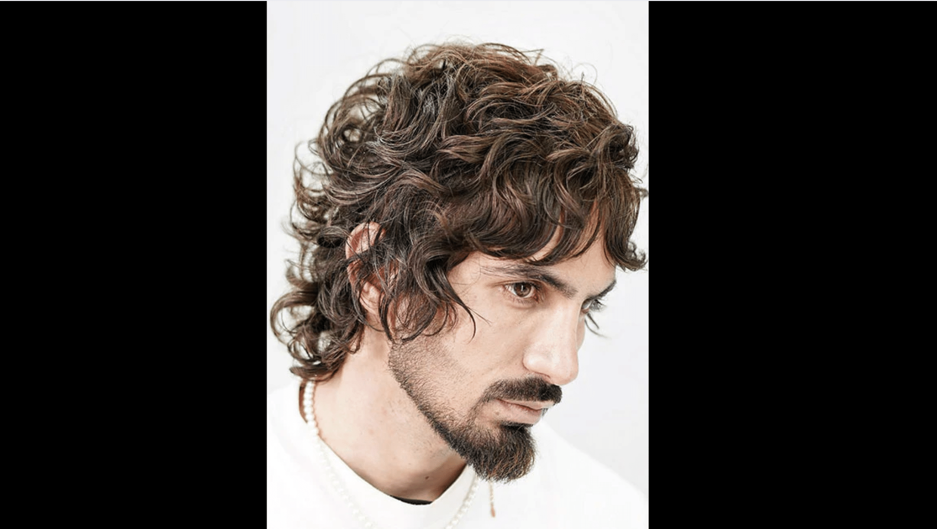 haircuts for thick hair men Shaggy Hair with Beard