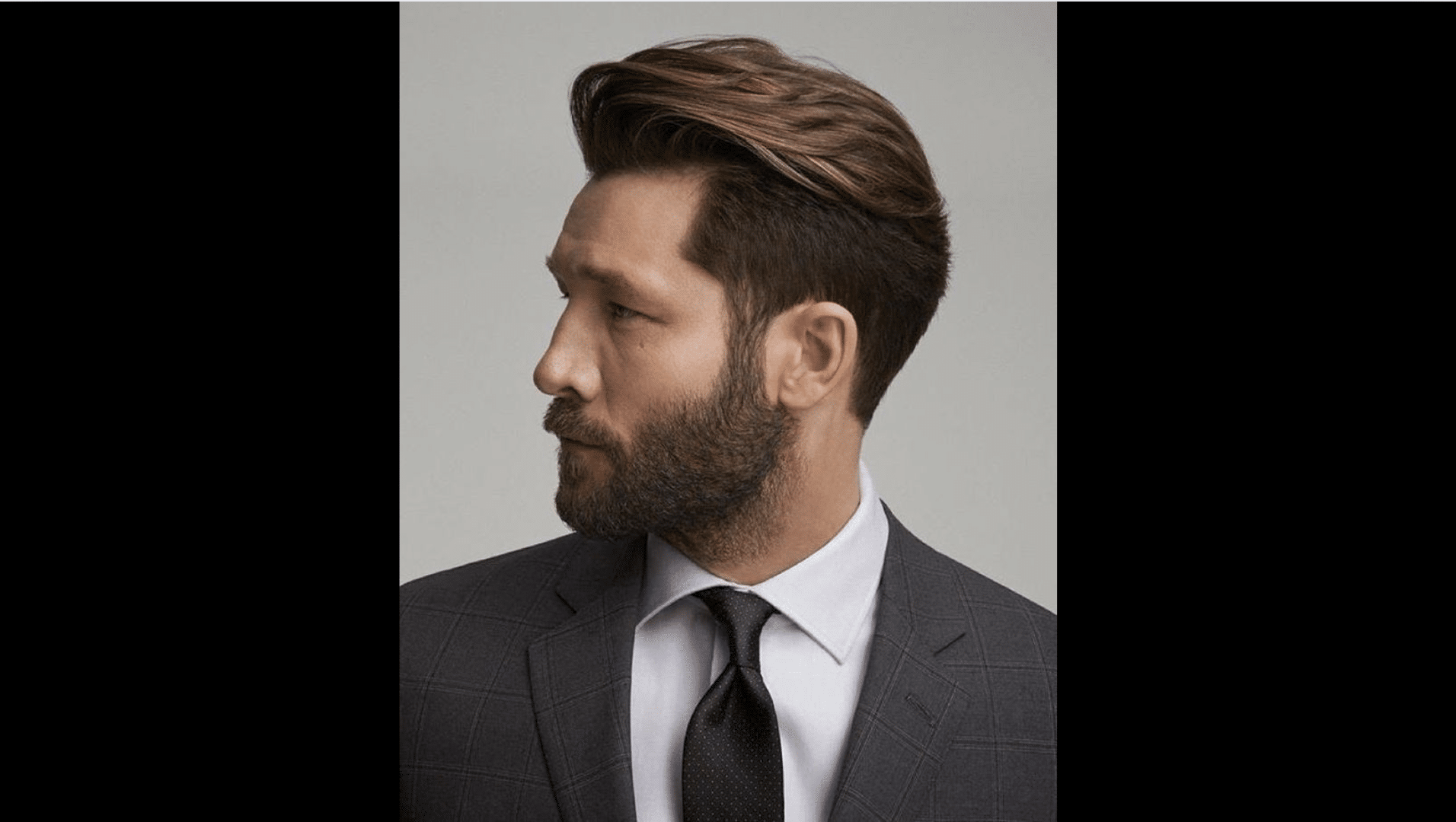 haircuts for thick hair men Side Part