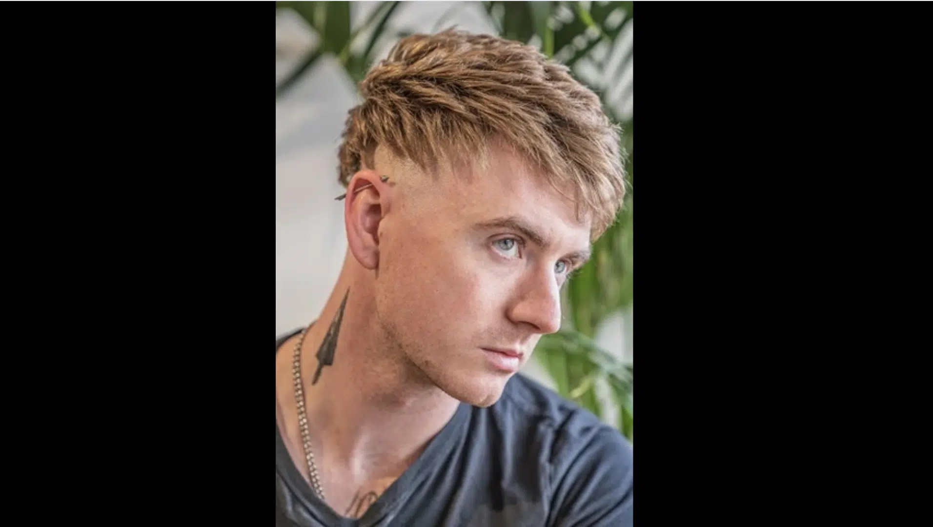 haircuts for thick hair men Textured Crop with Stubble