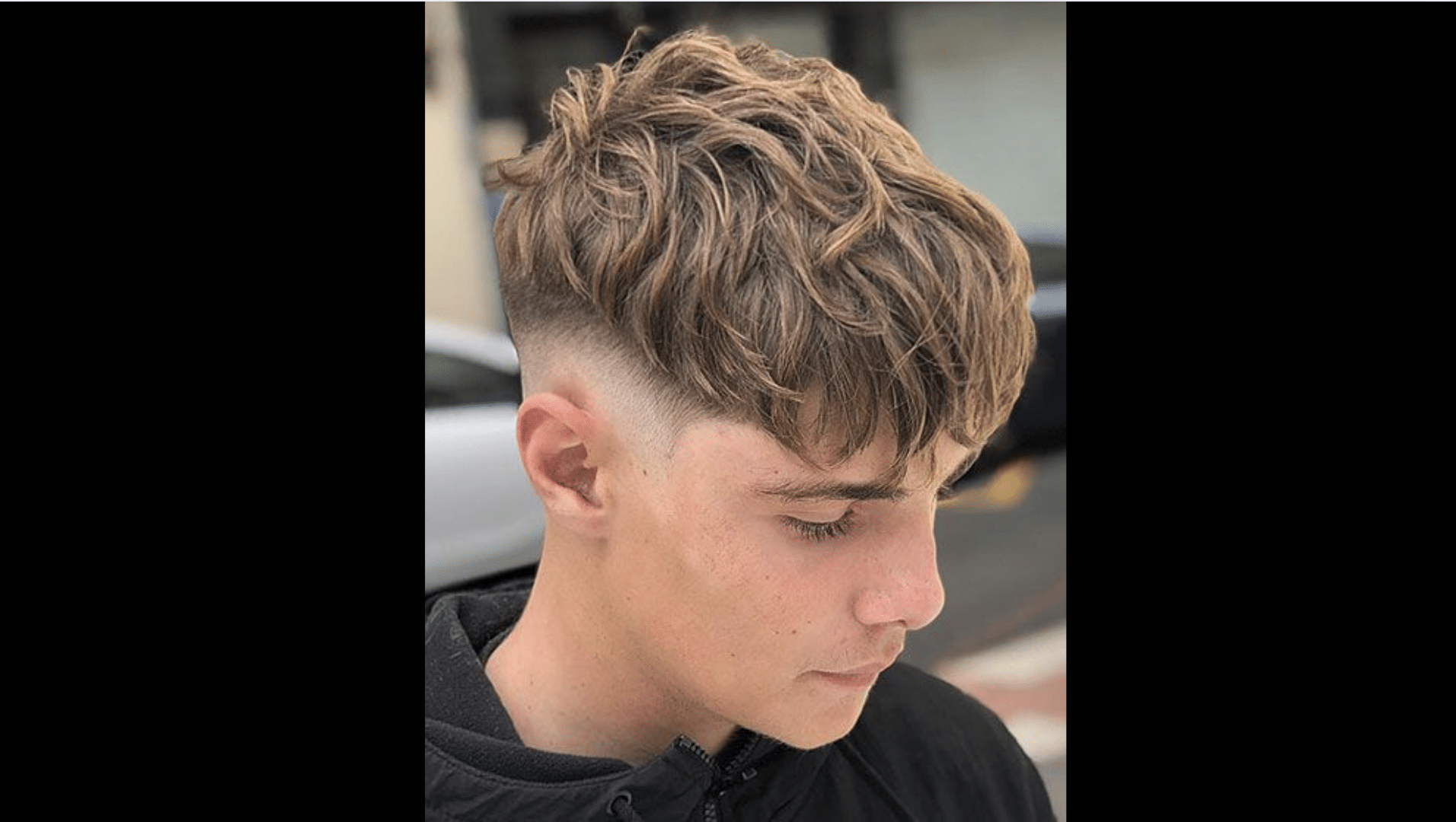 haircuts for thick hair men Textured Crop