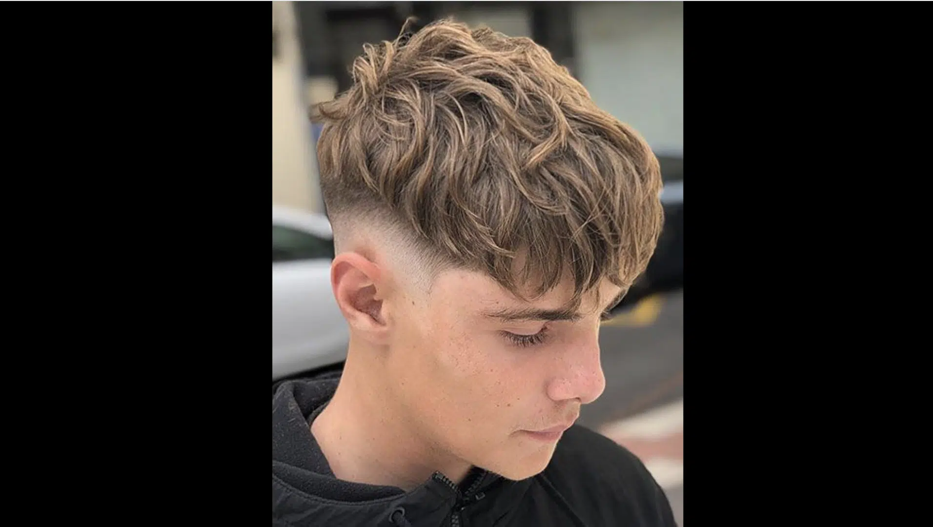 haircuts for thick hair men Textured Crop