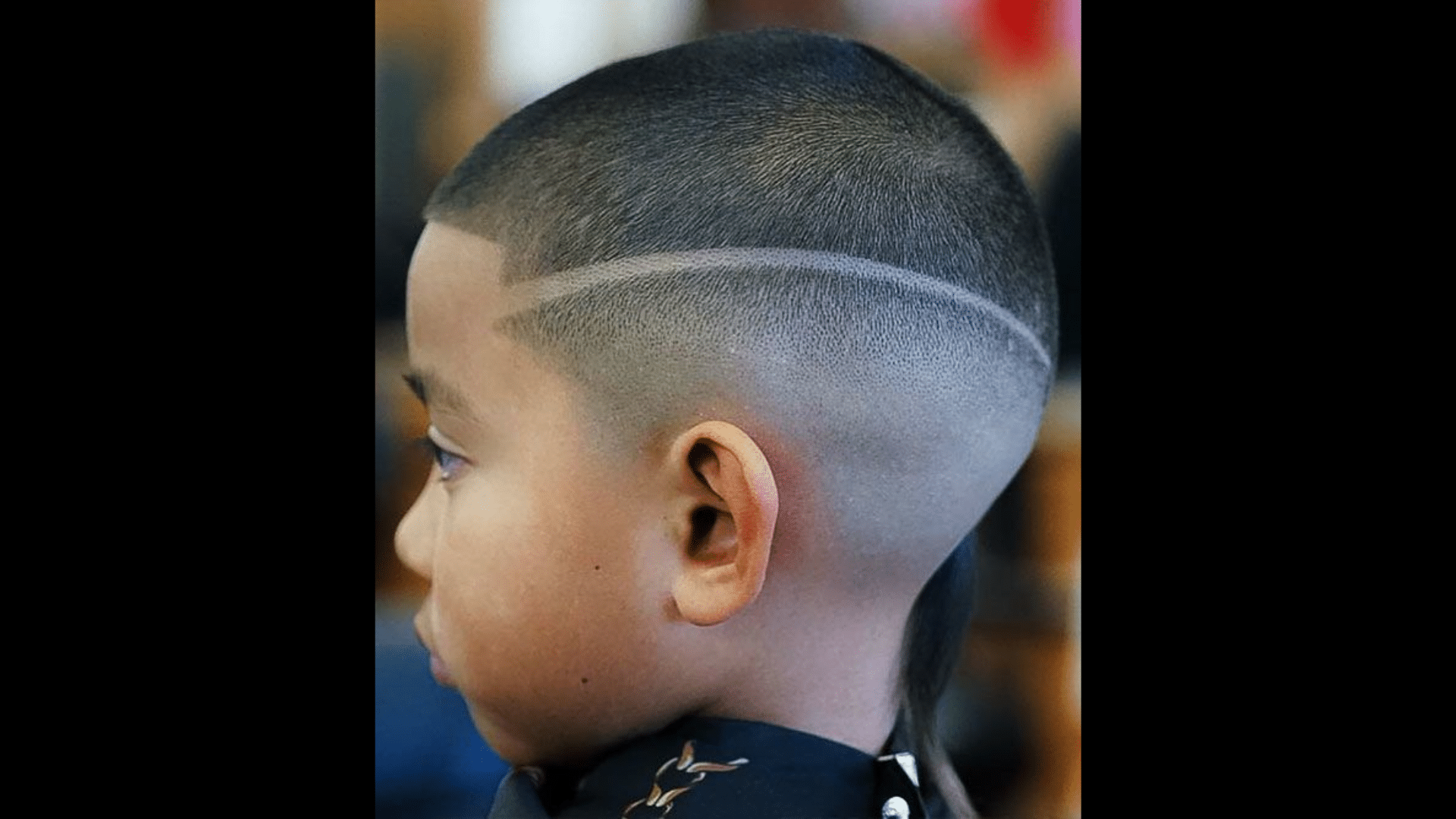 18. Buzz Cut with Shaved Line