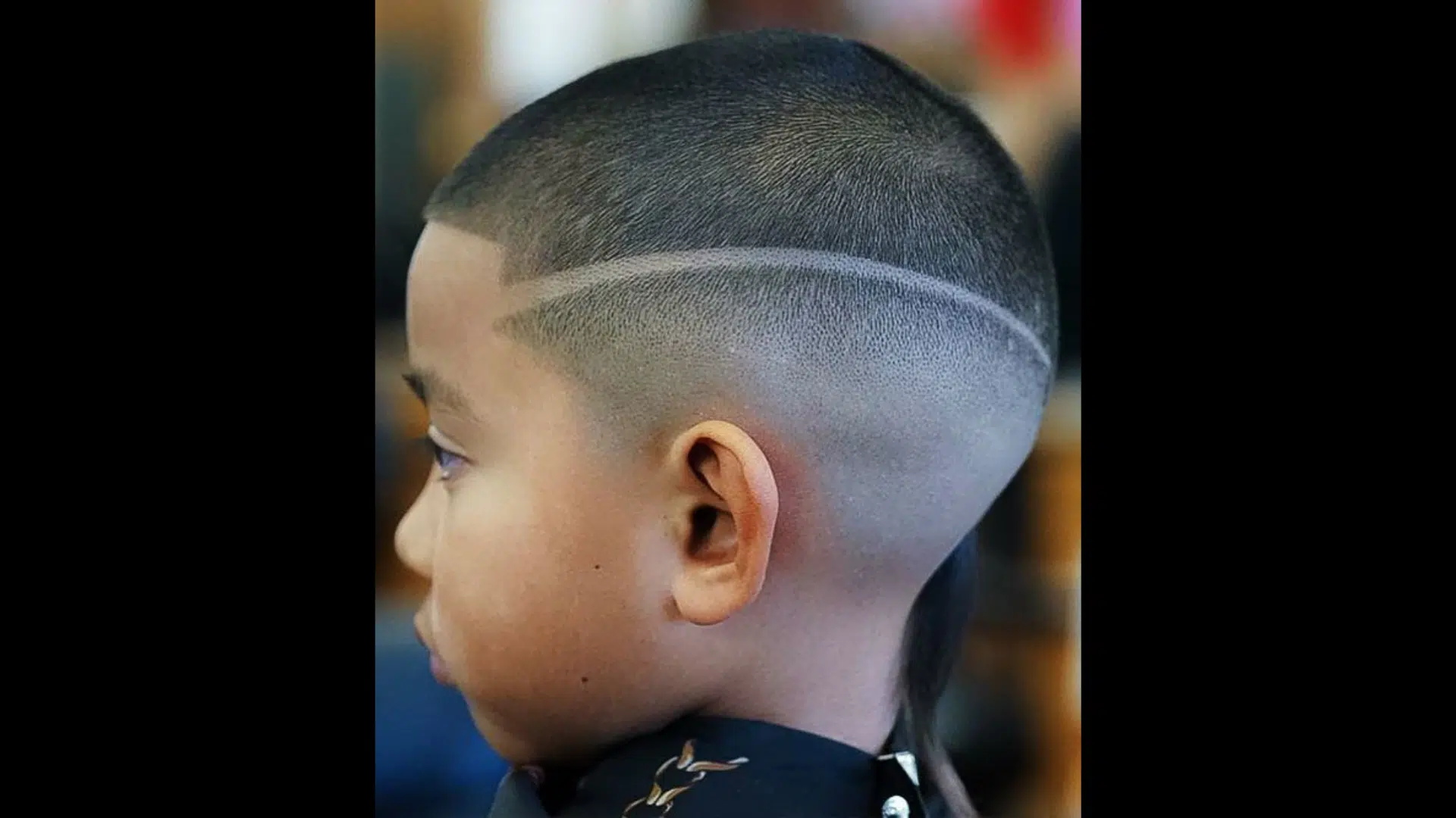 18. Buzz Cut with Shaved Line