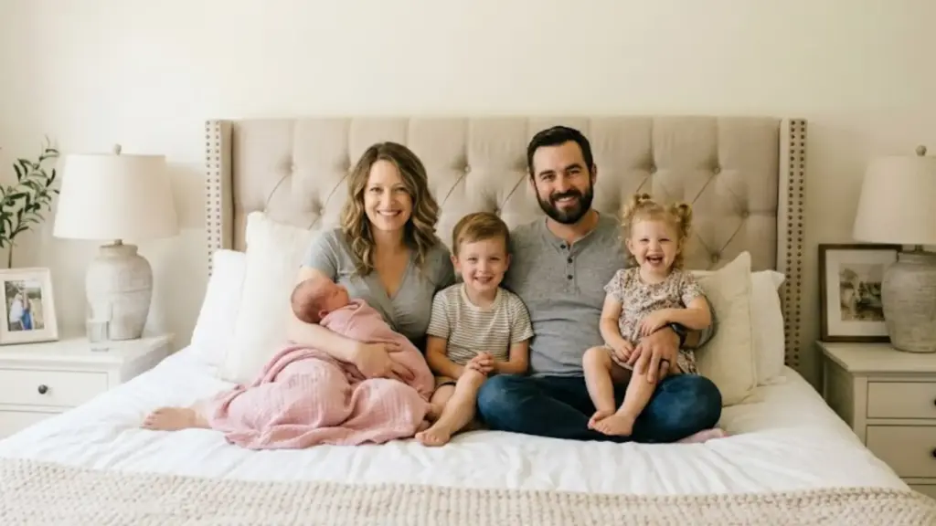 Candid family lifestyle photo