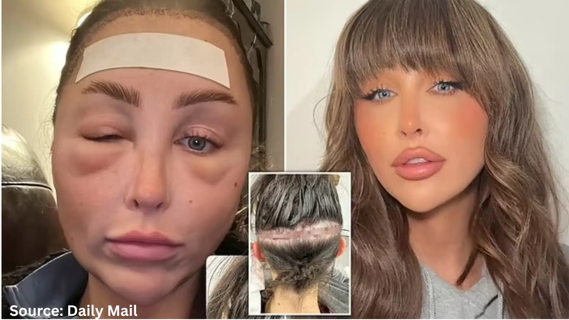 Ella Morgan hair transplant before and after