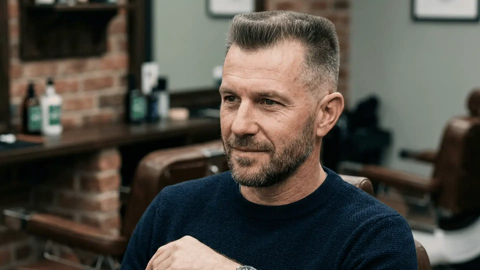 Flat top hairstyle for thinning hair