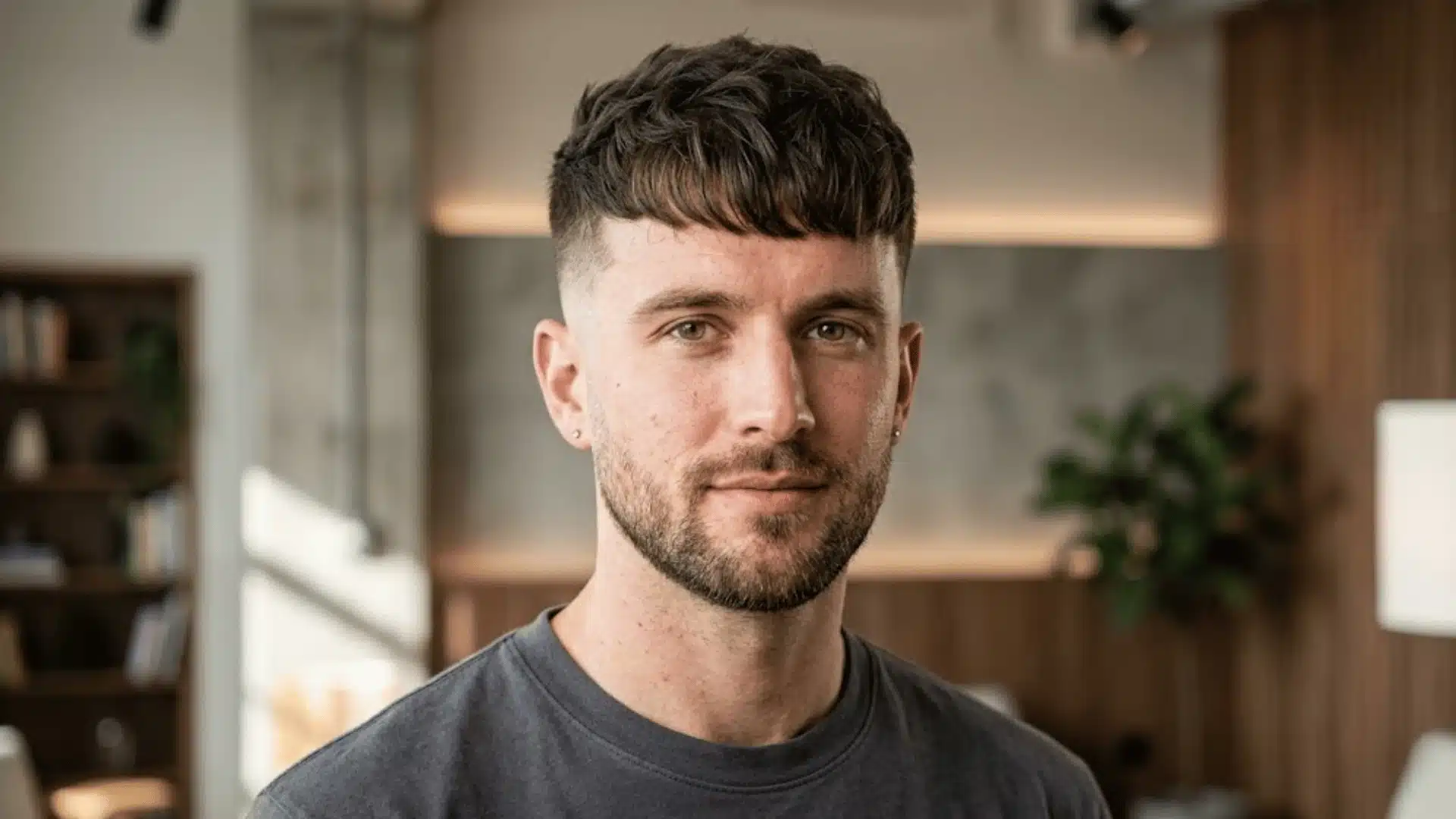French crop hairstyle for thinning hair