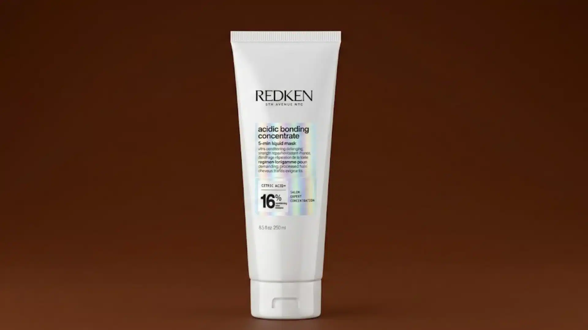 Redken Acidic Bonding Concentrate 5-Minute Liquid Mask tube for damaged and color-treated hair repair treatment product